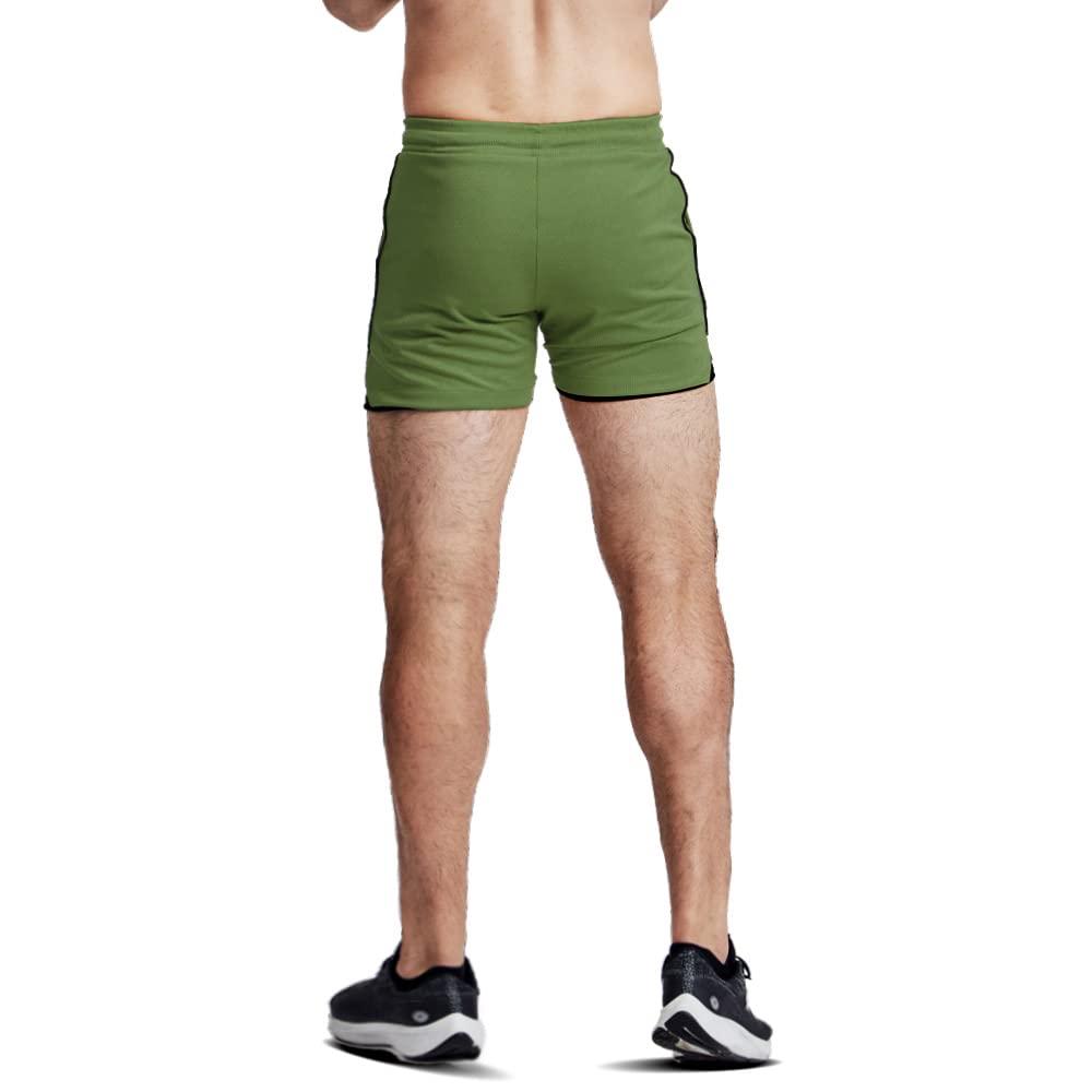 EVERWORTH Men's 2-in-1 Workout Shorts 5 Inch - Quick Dry Gym Shorts with Zipper Pocket - Bodybuilding & Compression Shorts for Running, Training & Fitness Activities