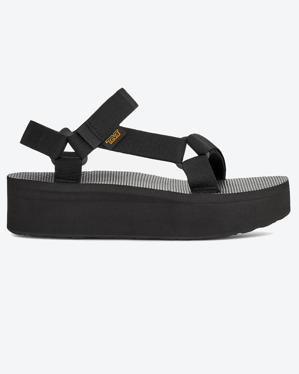 Teva Flatform Universal Black Sandals for Women - Comfortable Platform Sandals with Adjustable Straps | Perfect for Beach, Hiking & Summer Outdoor Activities