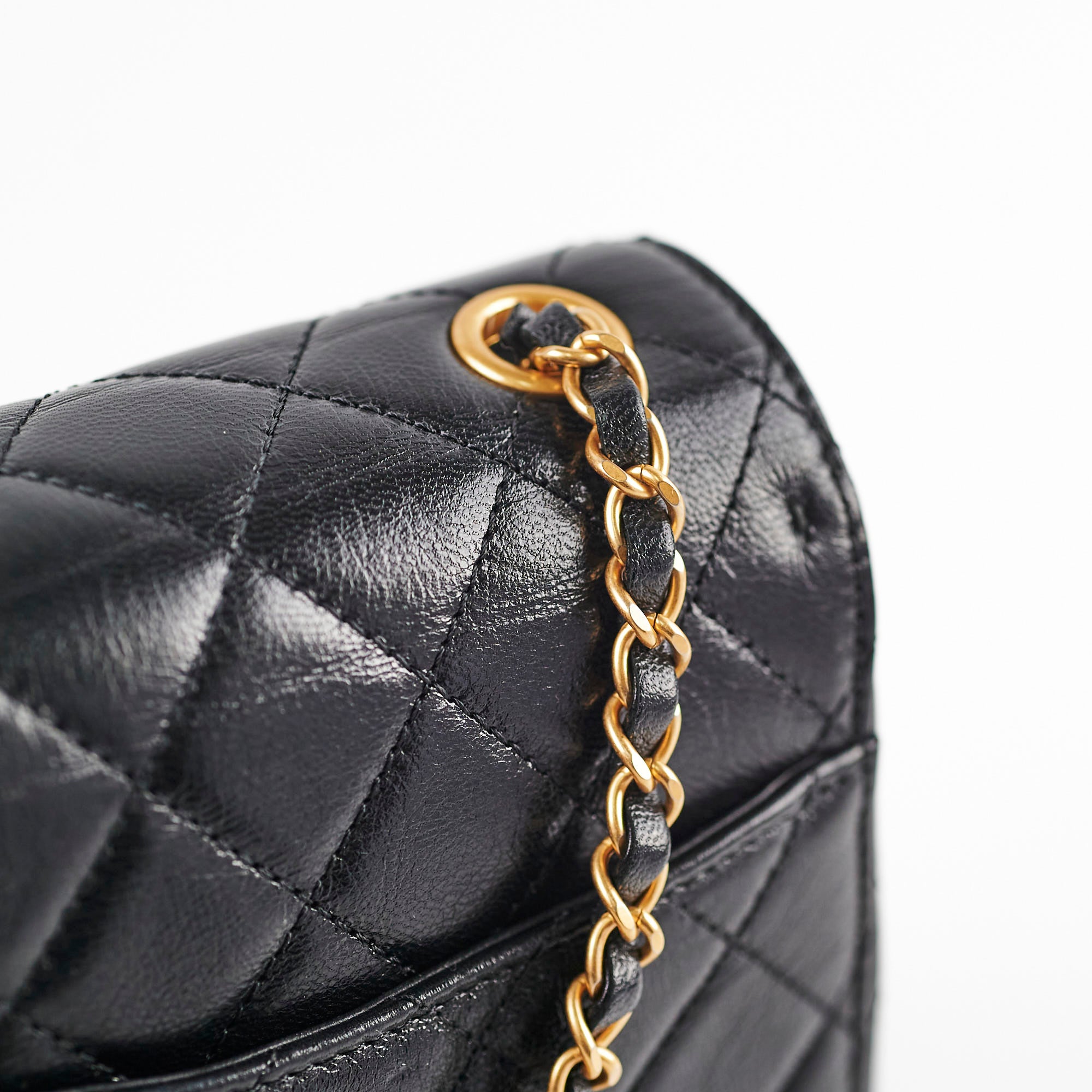 Chanel 2022 Seasonal Square Black Goat Skin Bag with Microchip - Luxury Designer Handbag for Women, Perfect for Evening Parties & Special Occasions