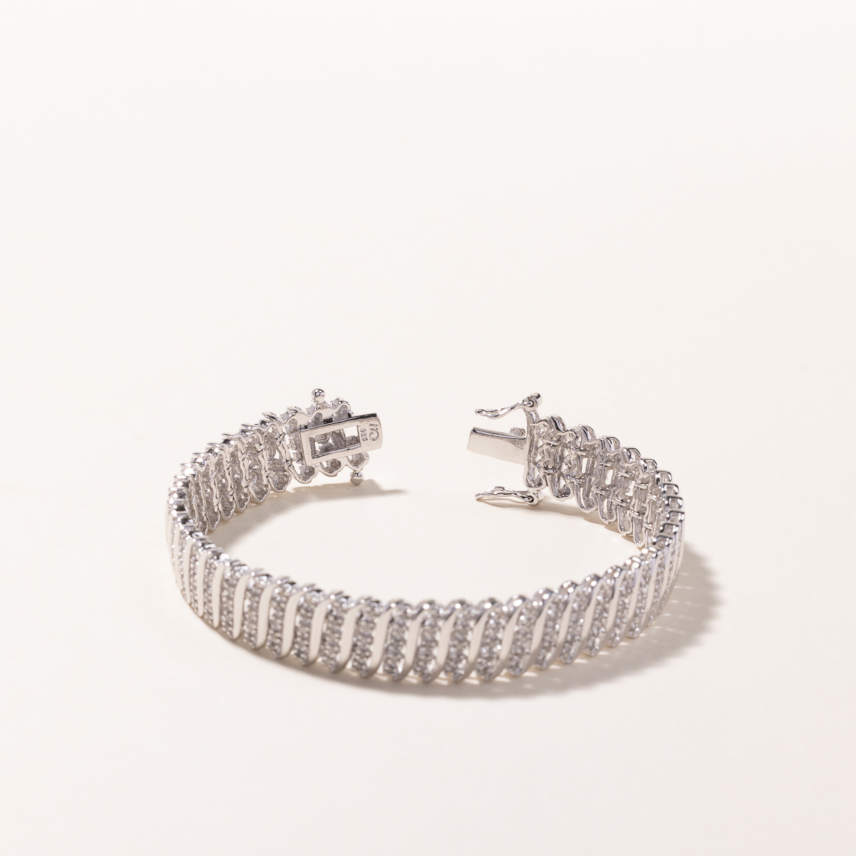Elegant Silver Tennis Bracelet with 1.41ctw Genuine Diamonds | 7-Inch Adjustable Chain | Perfect for Weddings, Anniversaries & Special Occasions