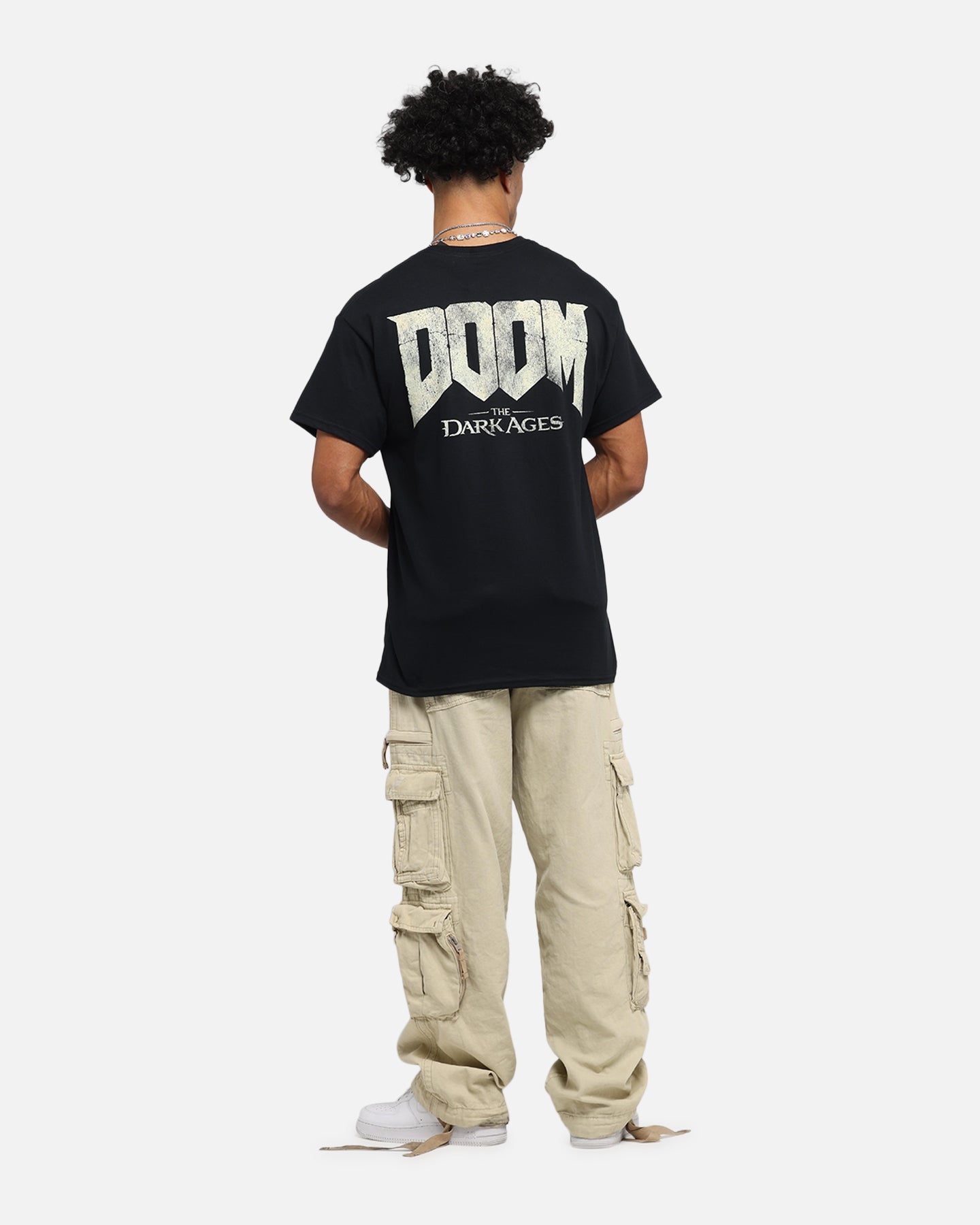 73 Studio X Doom Dark Ages Graphic T-Shirt - Black Cotton Tee for Gaming Fans & Retro Style Lovers - Perfect for Casual Wear, Cosplay & Gaming Events