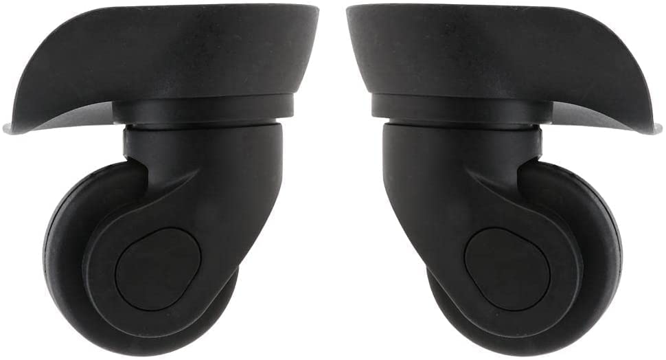 Yokam Universal Swivel Suitcase Wheels Replacement - 1 Pair Spinner Caster Wheels for Luggage, Silent & Effortless Rolling - Perfect for Travel, Business Trips & Airport Use