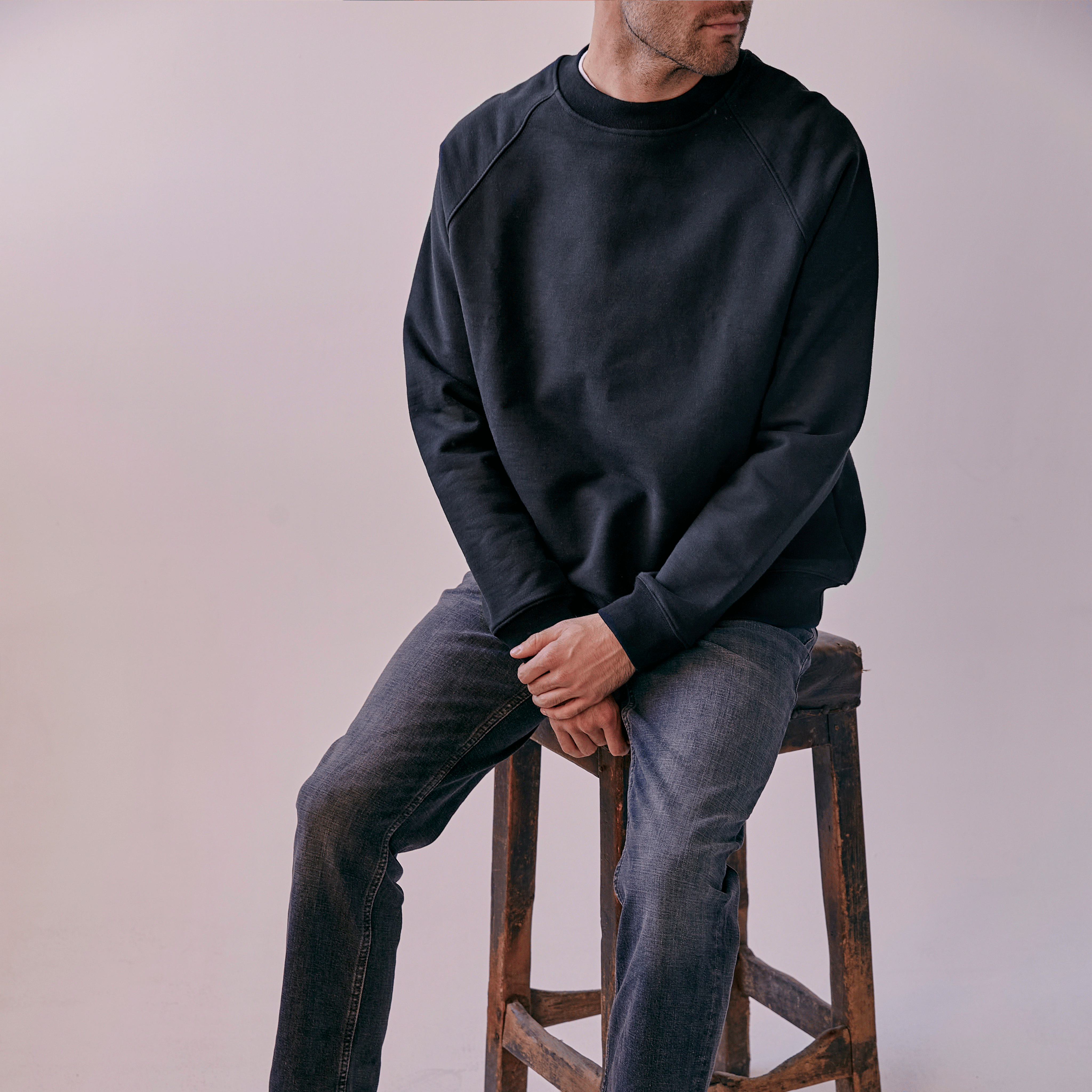 Premium Black Sweatshirt for Men & Women - Soft Cotton Comfort Hoodie for Casual Wear, Gym, and Outdoor Activities