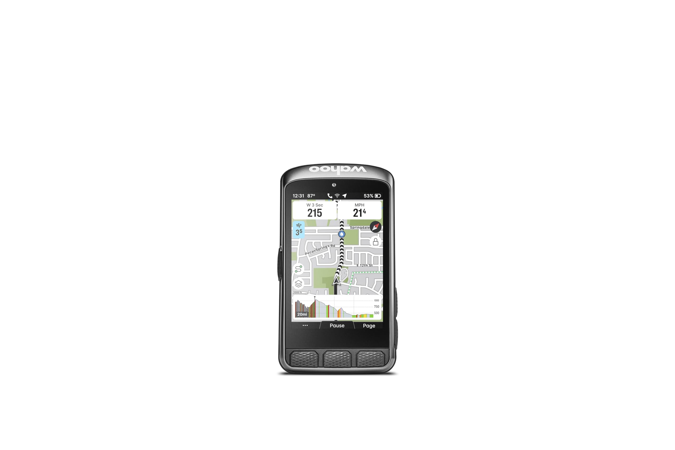 Wahoo ELEMNT ACE GPS Cycling Computer - Wireless Bike Computer with Speed, Distance & Route Tracking - Perfect for Road, Mountain & Indoor Cycling Training