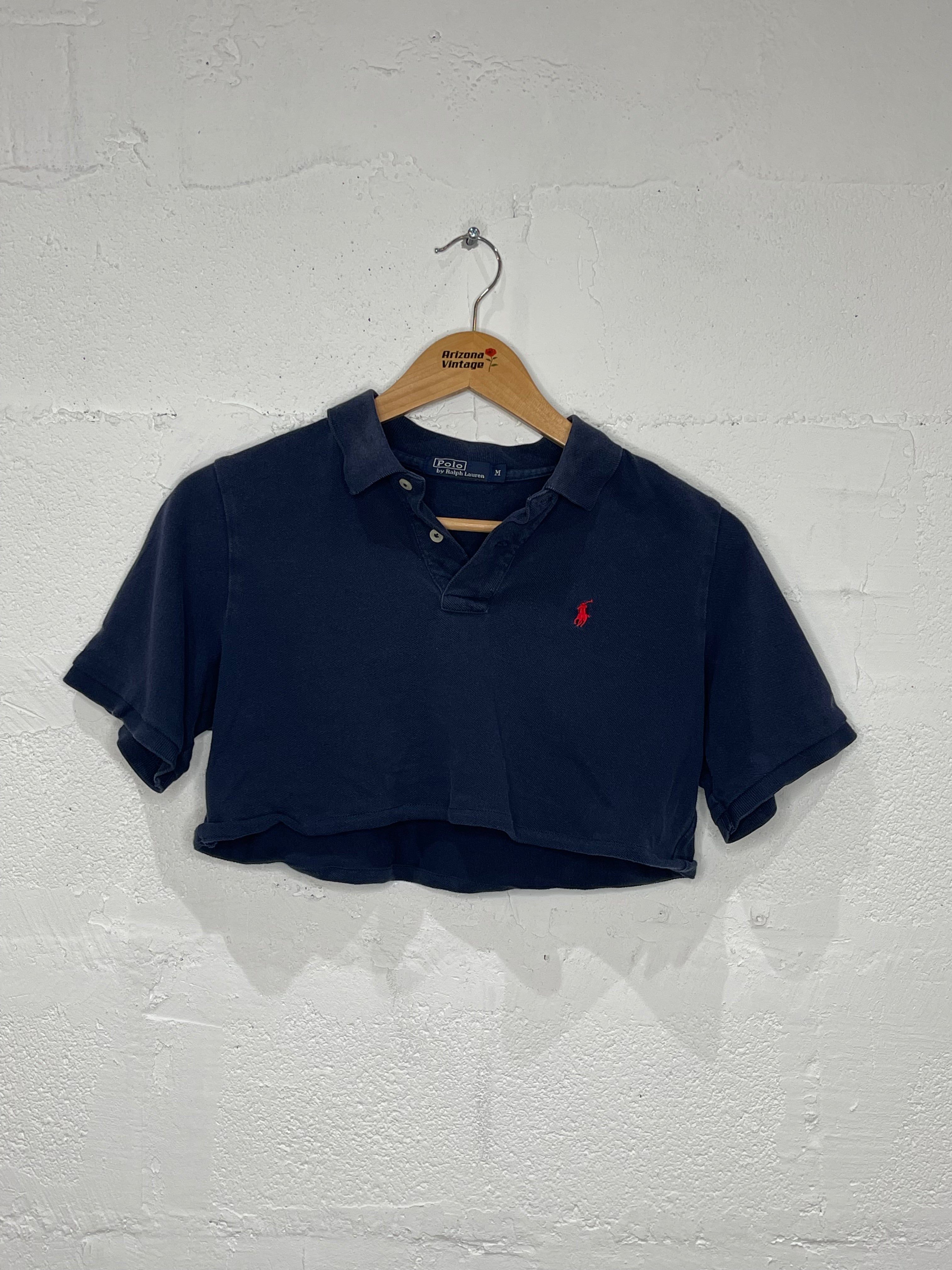 Polo Ralph Lauren Women's Short Sleeve Crop Top - Classic Fit, Breathable Cotton, Casual & Sporty Style - Perfect for Summer Outfits, Beachwear, and Gym Wear