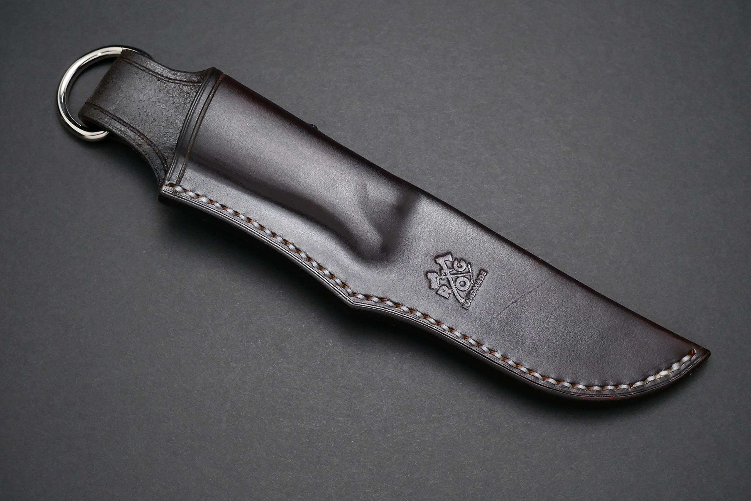 Handmade Custom Leather Sheath Cover Holster for Benchmade Saddle Mountain Skinner Knife - Perfect for Hunting, Camping & Outdoor Adventures