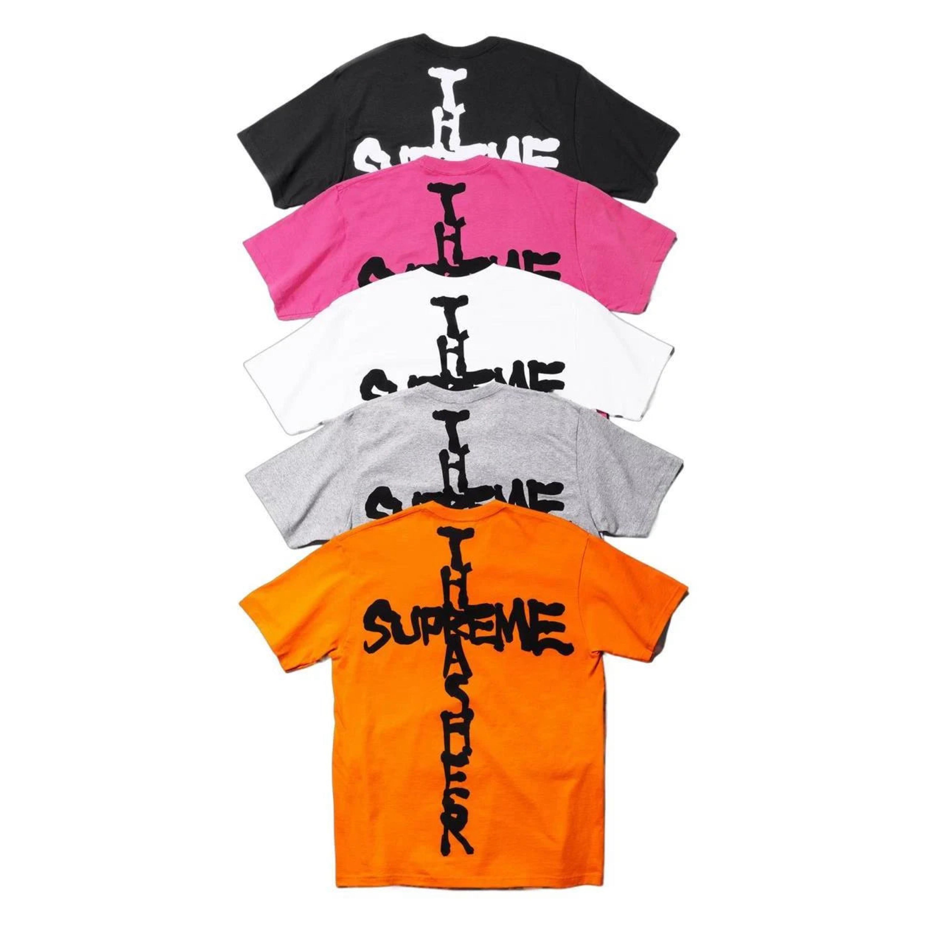 SUPREME 24FW THRASHER CROSS TEE Men's Graphic T-Shirt - Streetwear Fashion for Skateboarding & Urban Style