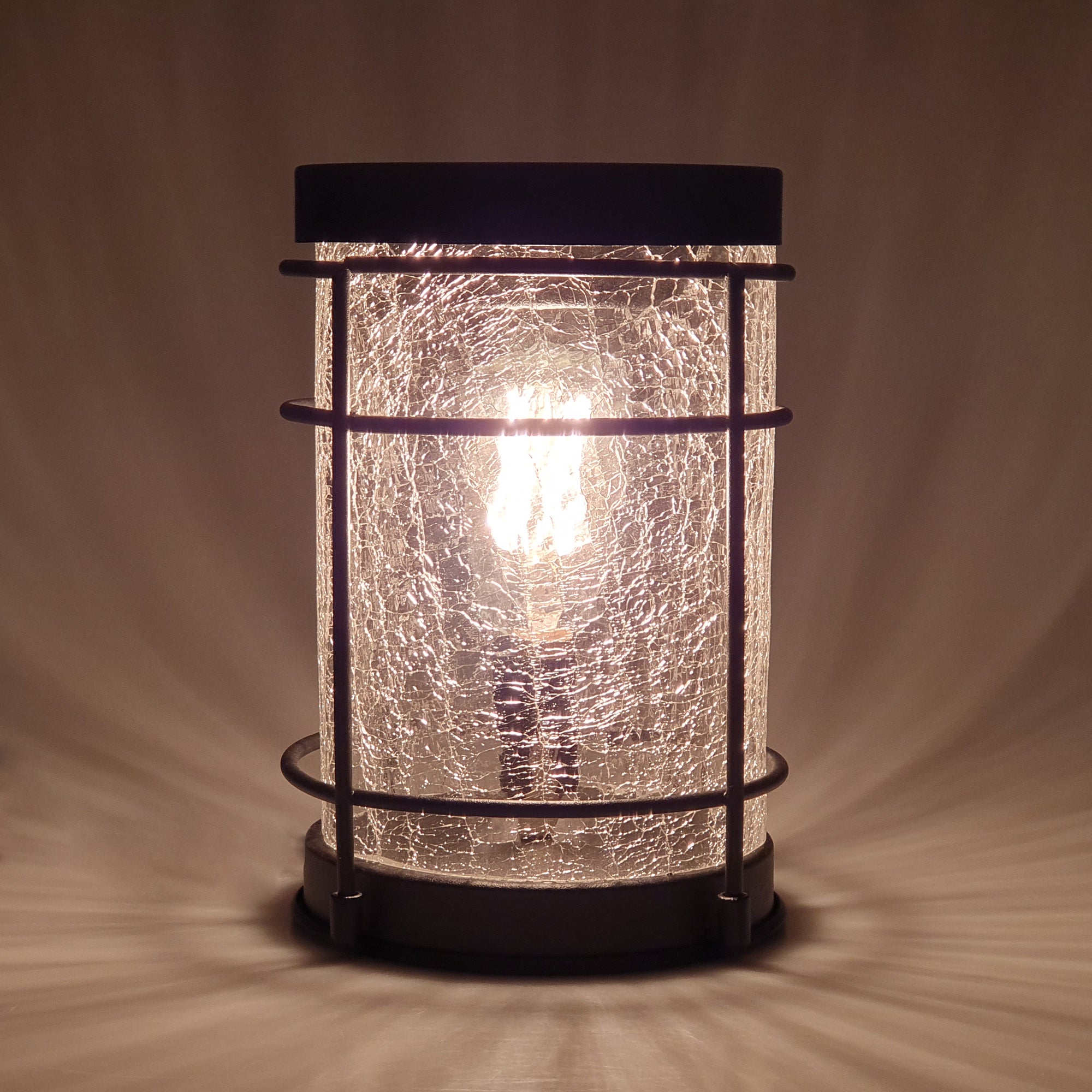 Cello Black Edison Crackle Electric Wax Warmer - Aromatherapy Wax Melter for Home, Office & Spa - Perfect for Relaxation, Stress Relief & Scented Ambiance