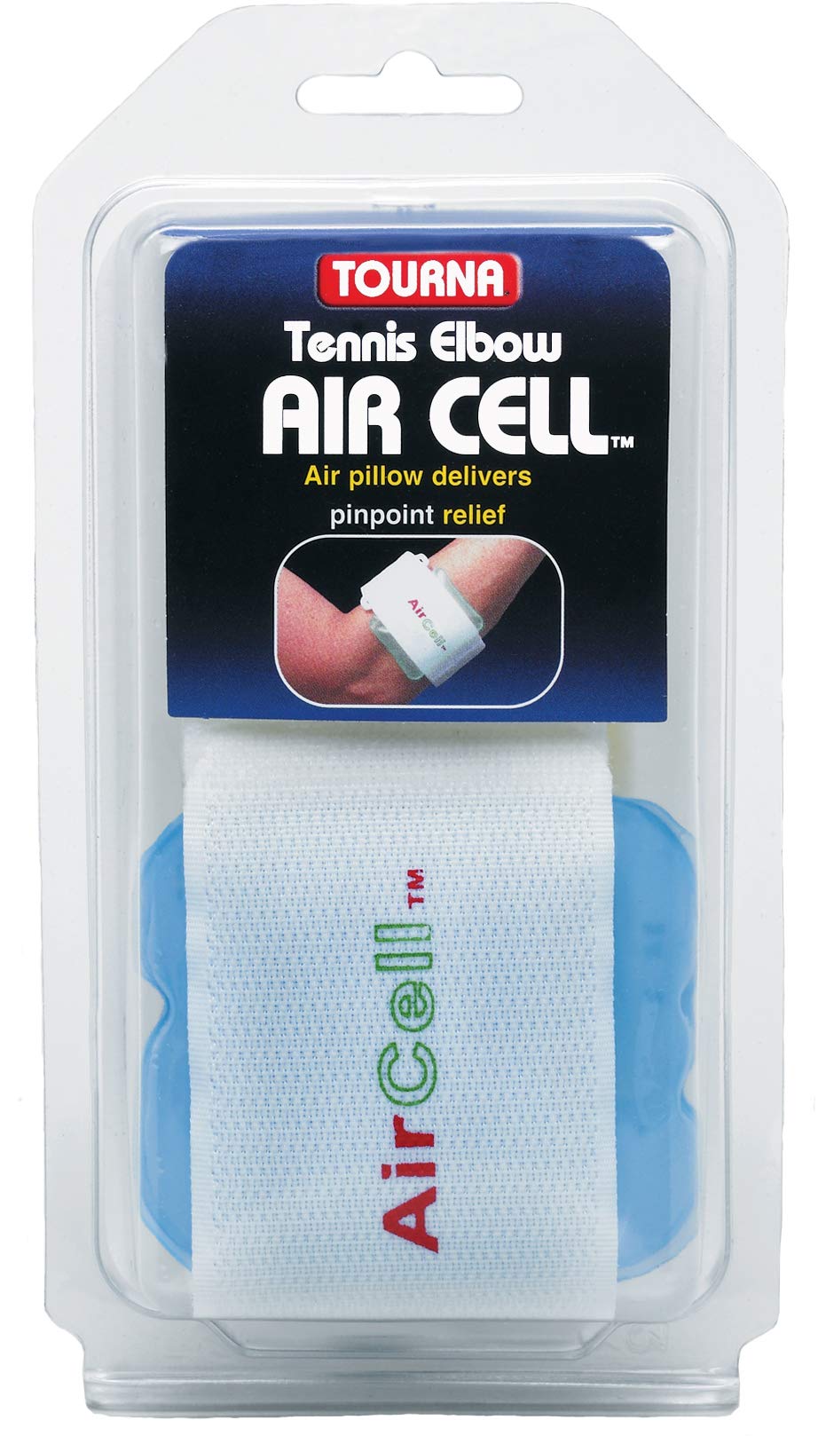 Tourna Air Cell Tennis Elbow Brace Support - Adjustable Compression Sleeve for Pain Relief & Tendonitis - Ideal for Tennis, Golf, Weightlifting & Daily Activities