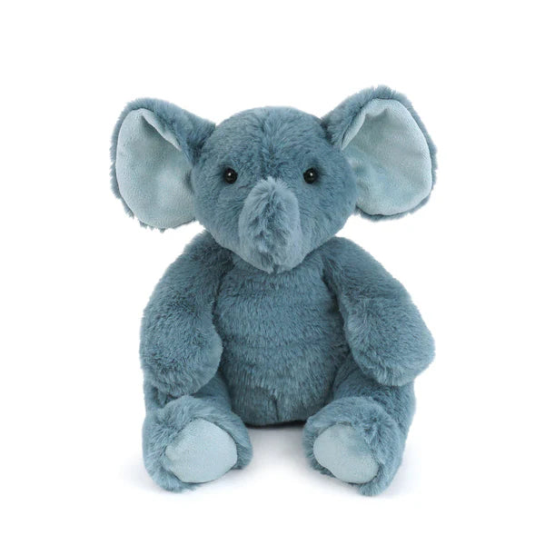 Mon Ami Azure Elephant Stuffed Animal - Soft Plush Blue Elephant Toy for Kids, Perfect for Cuddling, Gifts, and Nursery Decor