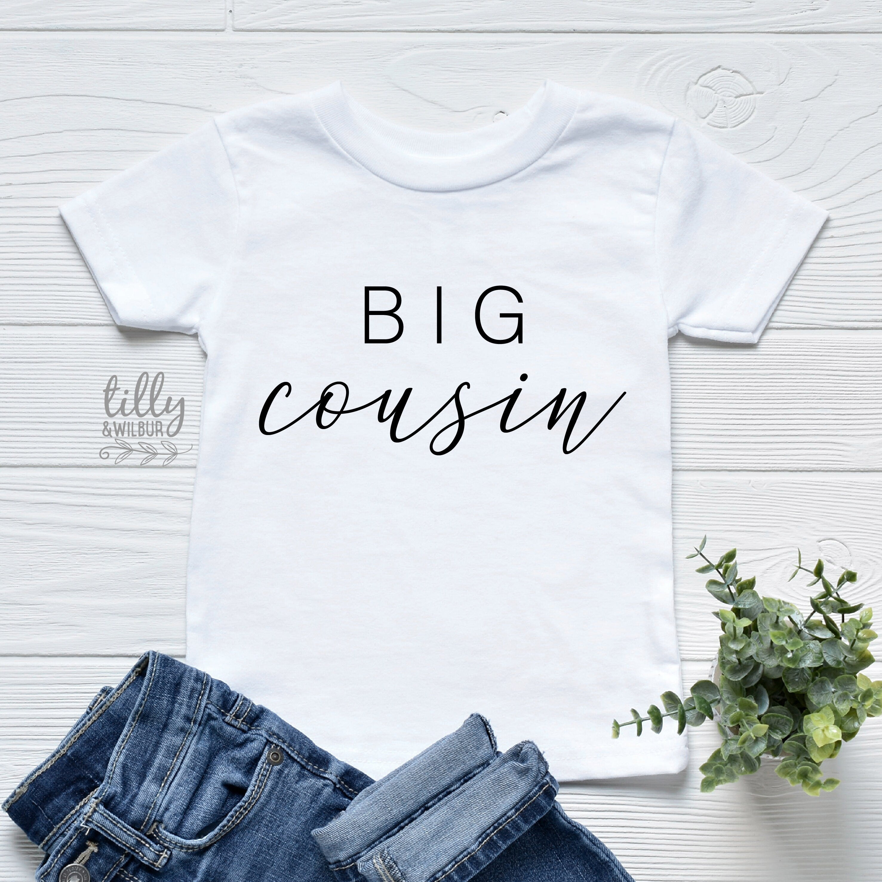 Big Cousin Graphic T-Shirt - Comfortable Cotton Tee for Men & Women - Perfect for Family Reunions, Casual Outings & Gifts