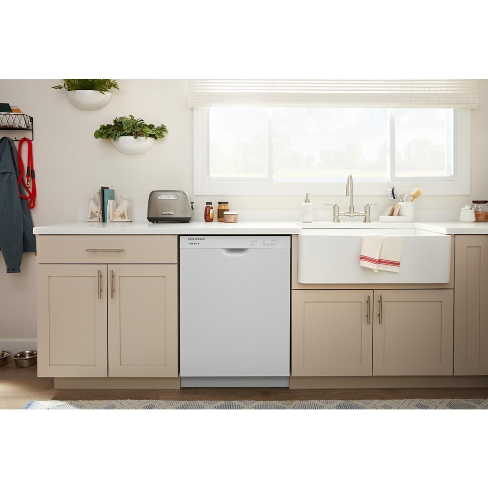 Amana ADFS2524RW 24-Inch Built-In Dishwasher with Midnight Black Interior - Quiet Operation, Energy Efficient, Perfect for Kitchens and Small Spaces
