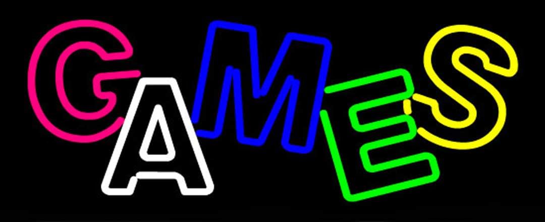 Vibrant Neon Game Room Sign - 064 Clear Plexiglass Backlit LED Wall Decor for Gaming Setup & Man Cave