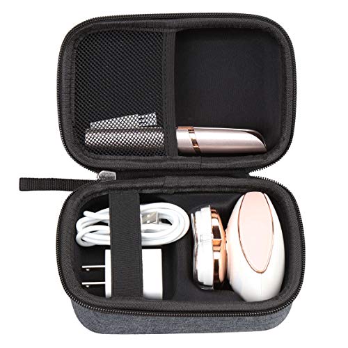 Aproca Hard Travel Case for Finishing Touch Flawless Legs Women's Hair Remover - Durable Grey Protective Cover for Electric Shaver - Perfect for Travel, Gym & Home Use