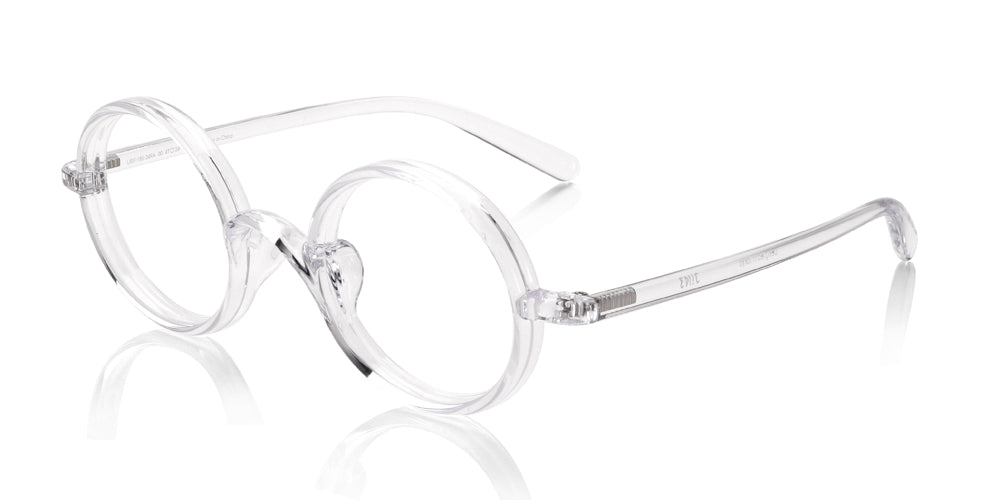JINS Design Project x Konstantin Grcic PRETZEL 00 Eyeglasses - Lightweight Titanium Frame with Flexible Hinges for Comfortable All-Day Wear | Perfect for Office, Reading & Fashion Accessories