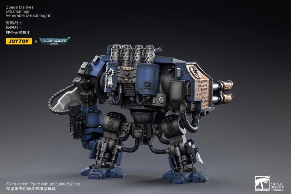 Warhammer 40K Ultramarines Venerable Dreadnought 1/18 Scale Collectible Figure - Perfect for Tabletop Gaming, Warhammer 40K Displays & Sci-Fi Collections