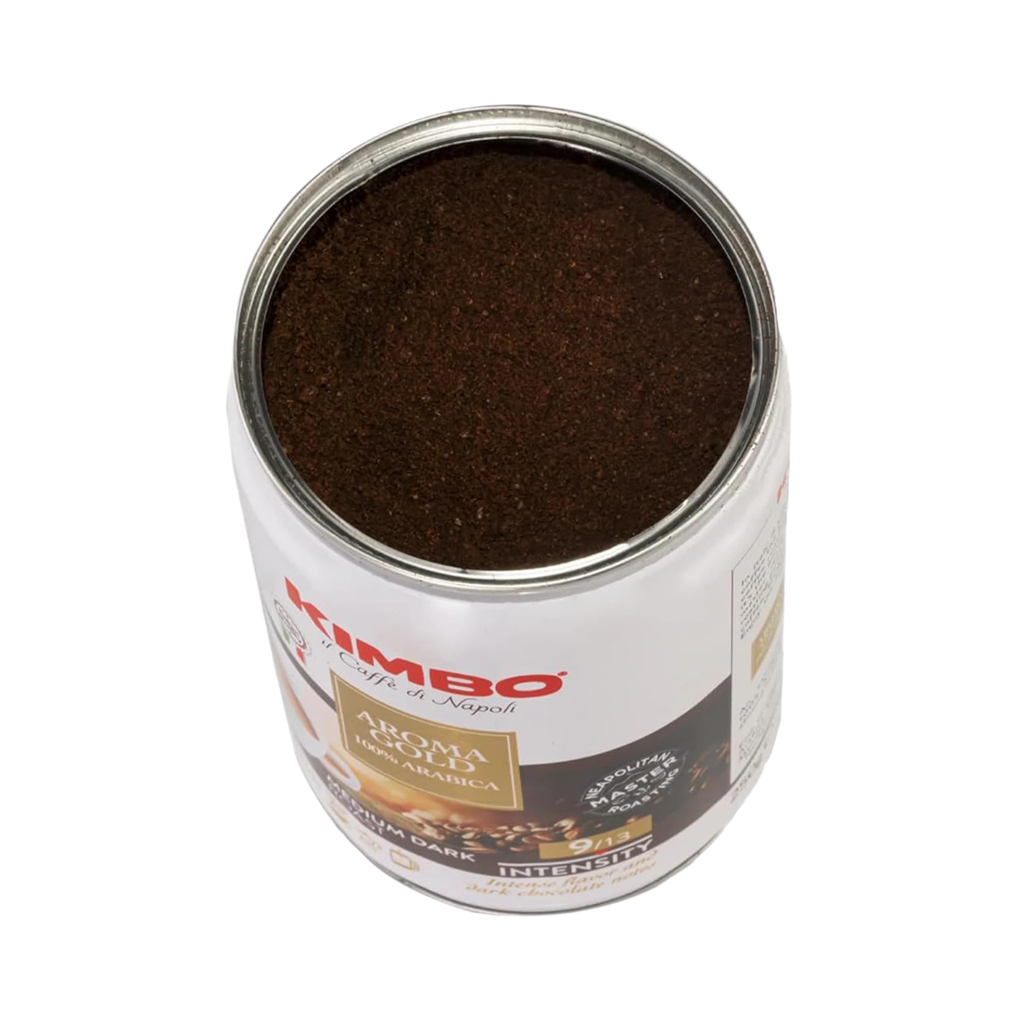 Kimbo Aroma Gold Arabica Ground Coffee - Medium Dark Roast, 8.8oz (Pack of 3) for Home & Office Brewing