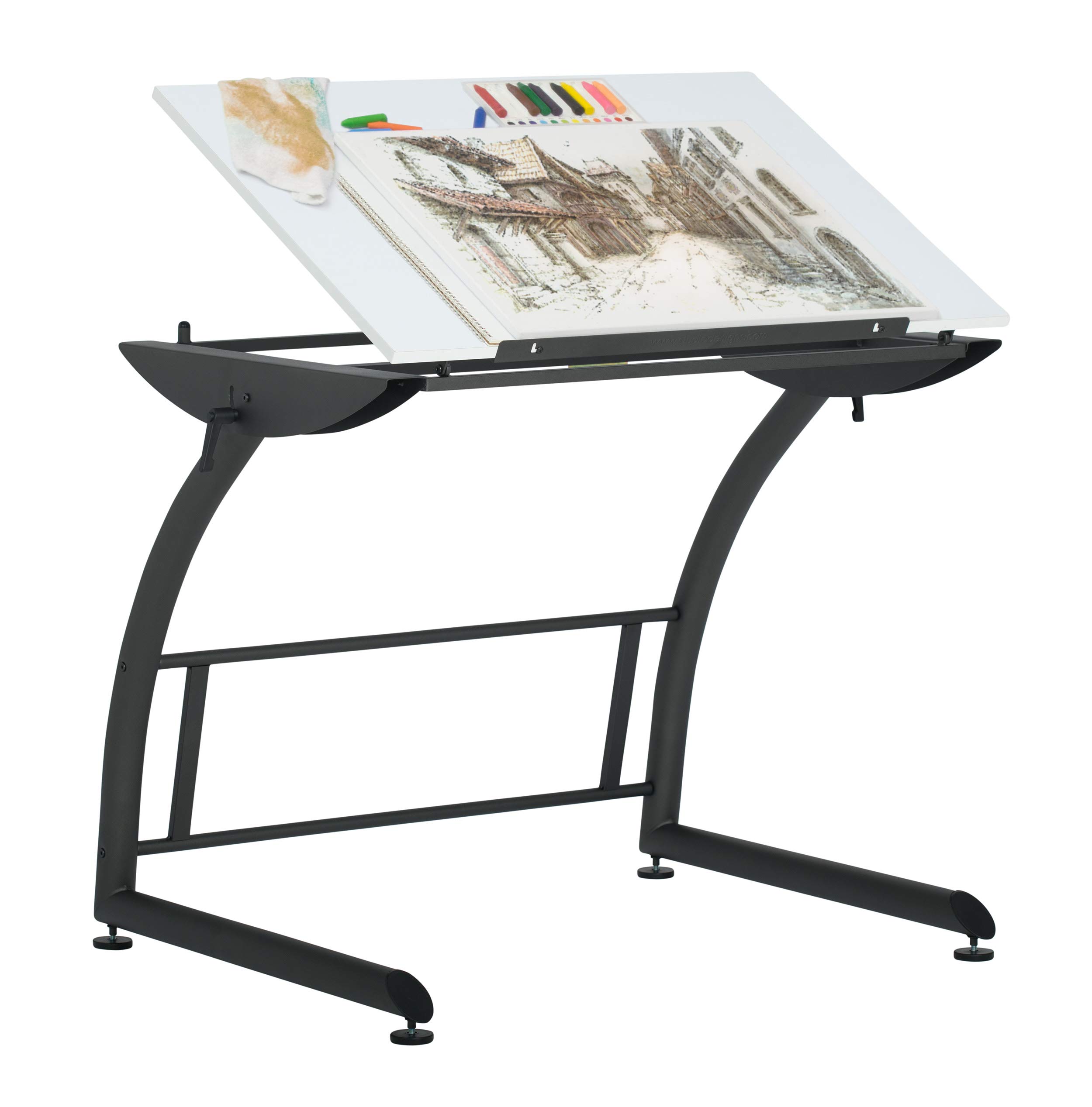 SD STUDIO DESIGNS Adjustable Height Drawing Table - 35.25