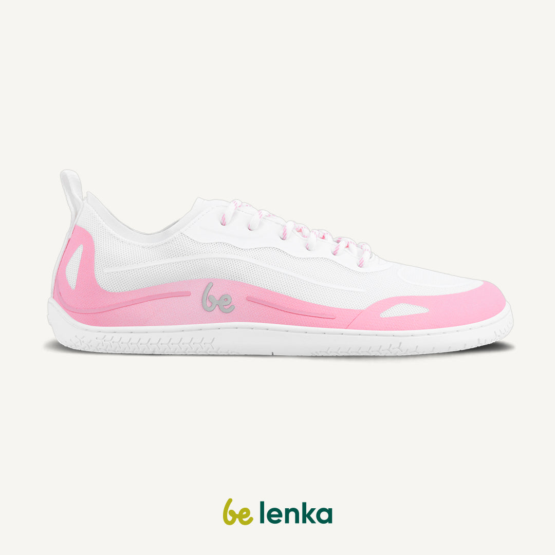 Barefoot Sneakers for Women - Be Lenka Velocity Light Pink | Minimalist Running Shoes for Natural Movement & Gym Workouts