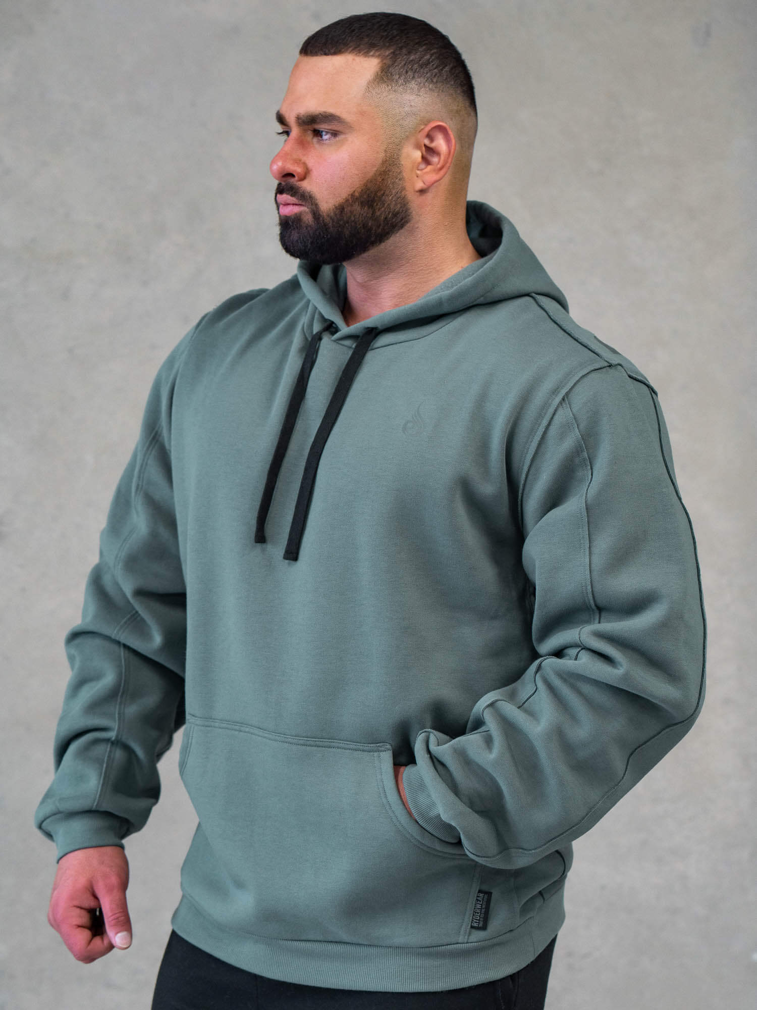 Force Pullover Hoodie for Men & Women - Soft & Comfortable Fern Green Sweatshirt - Perfect for Gym, Running, and Casual Wear