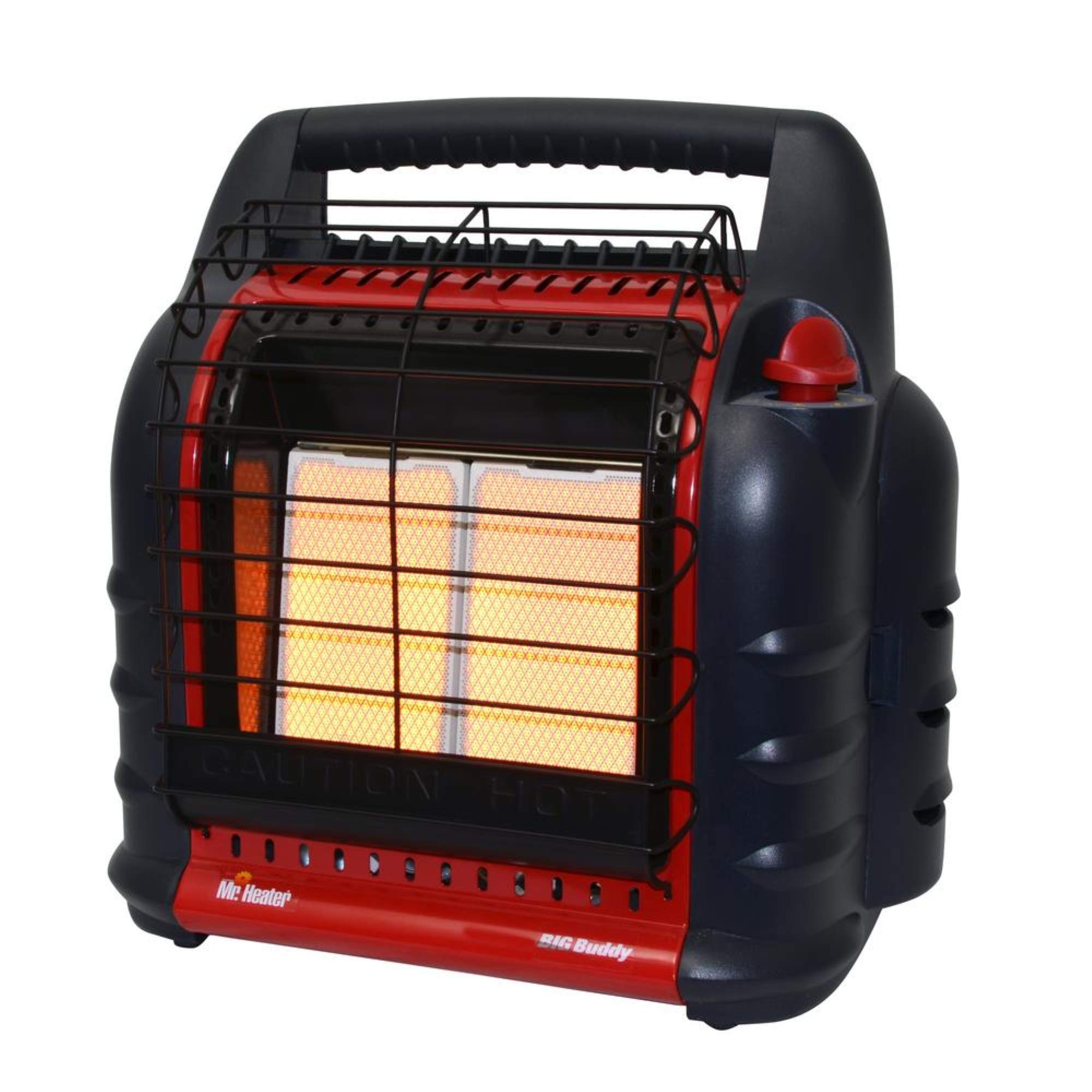 Mr. Heater MH18B Portable Propane Heater - 18,000 BTU Indoor/Outdoor Use for Camping, Garage, Workshop & Emergency Heating (Red)