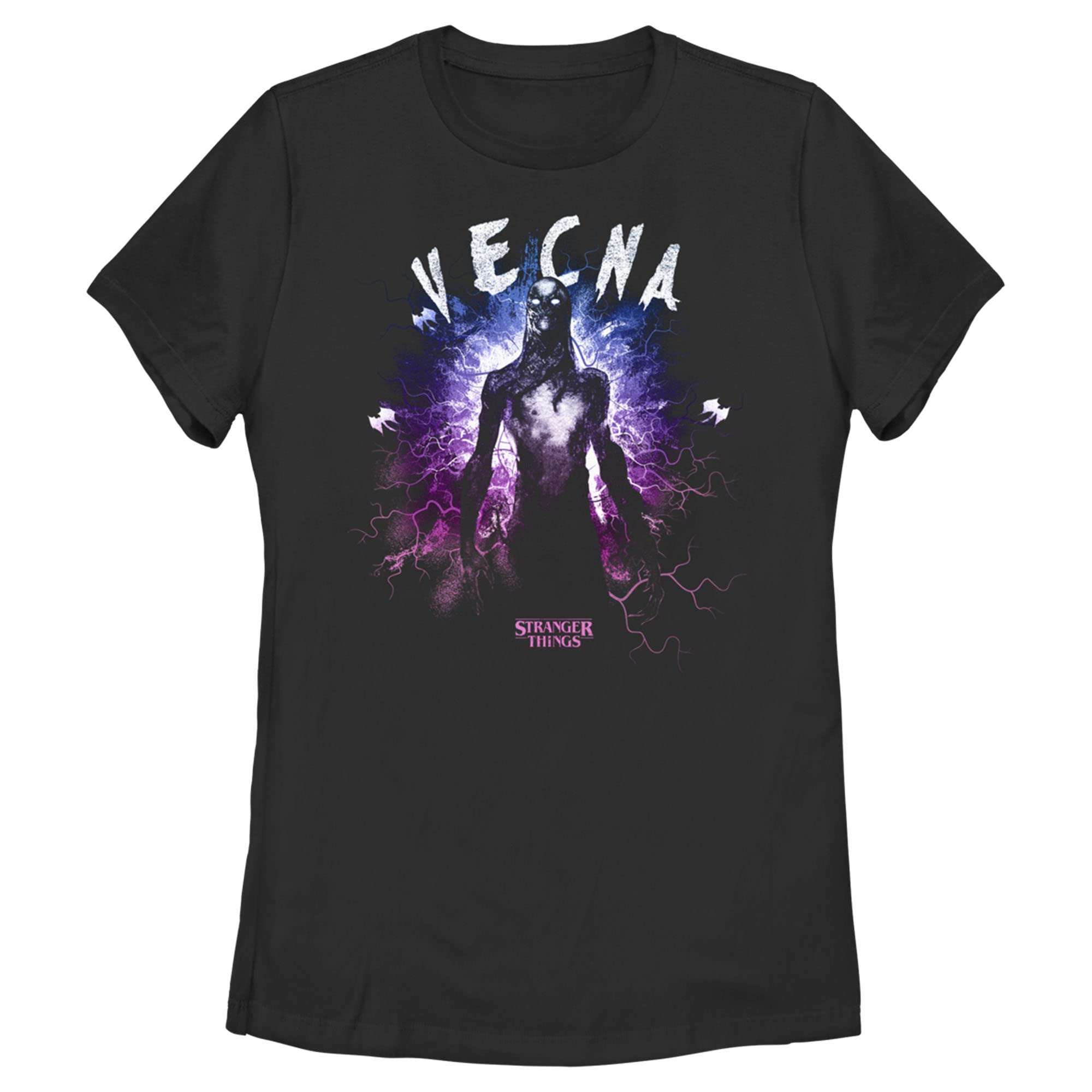 Stranger Things Vecna The Upside Down Monster Women's Graphic T-Shirt | Horror TV Show Merch | Casual Wear & Cosplay Outfit