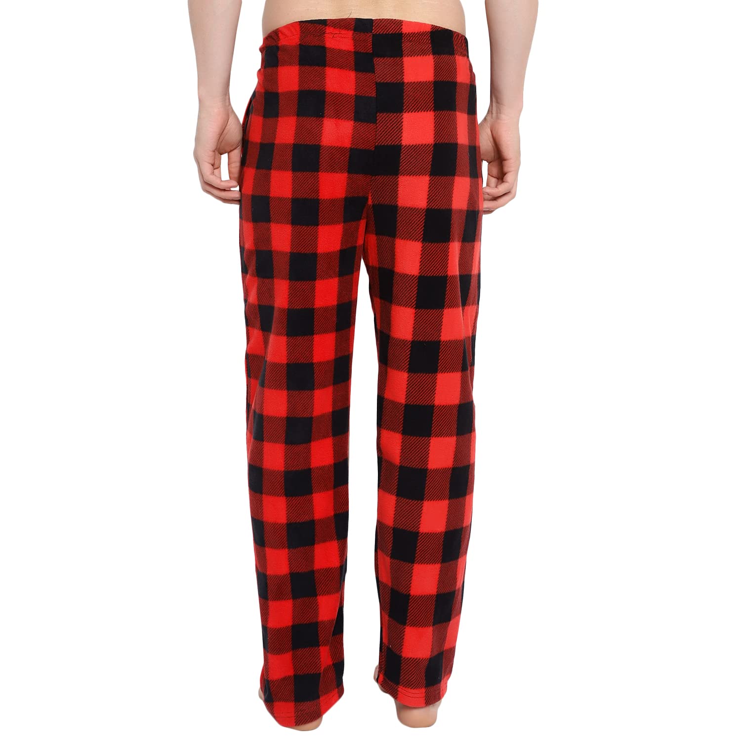 **Warm Fleece Plaid Pajama Pants for Boys Size 8-18 - Cozy Winter Sleepwear & Holiday Christmas Pajamas - Perfect for Bedtime, Lounging & Family Gatherings**