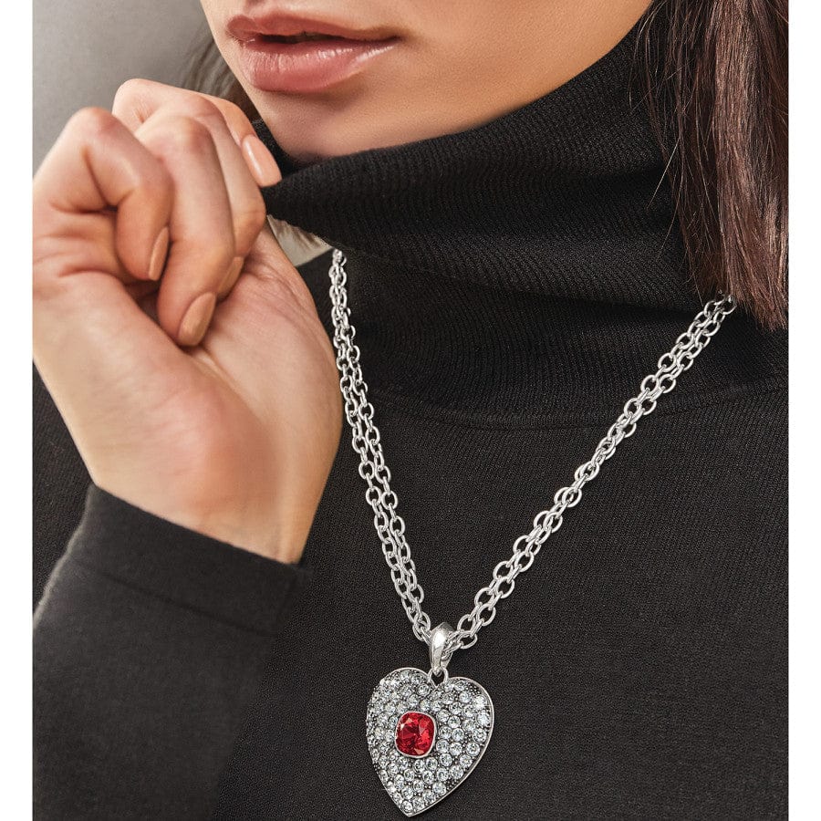 Adela Heart Pendant Convertible Necklace for Women - 18K Gold Plated Stainless Steel, Gift for Her, Valentine's Day, Anniversary, Birthday - Perfect for Date Night, Wedding, Party