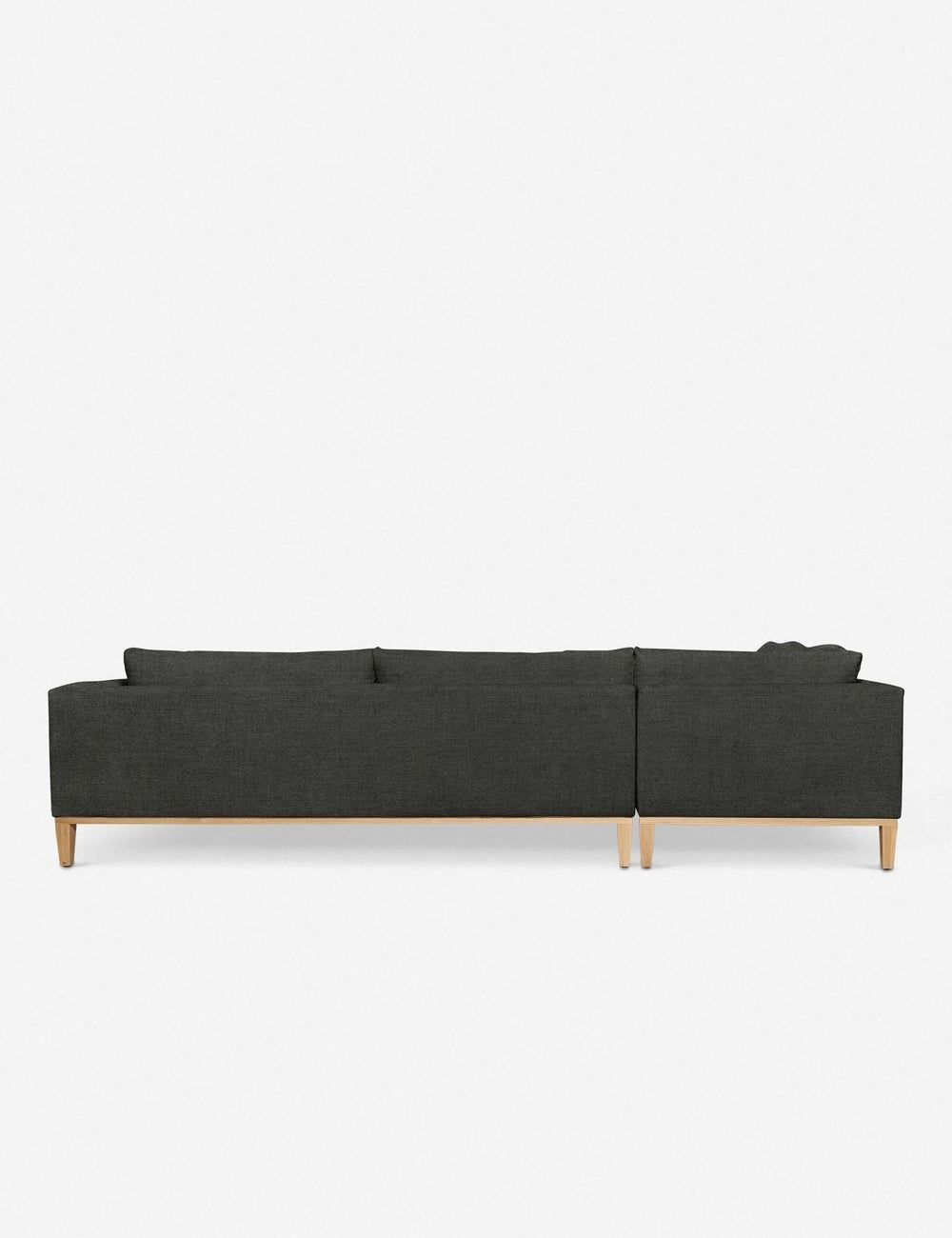 Charleston Sectional Sofa - Modern L-Shaped Couch with Reversible Chaise, Soft Fabric Upholstery for Living Room, Family Room & Home Theater