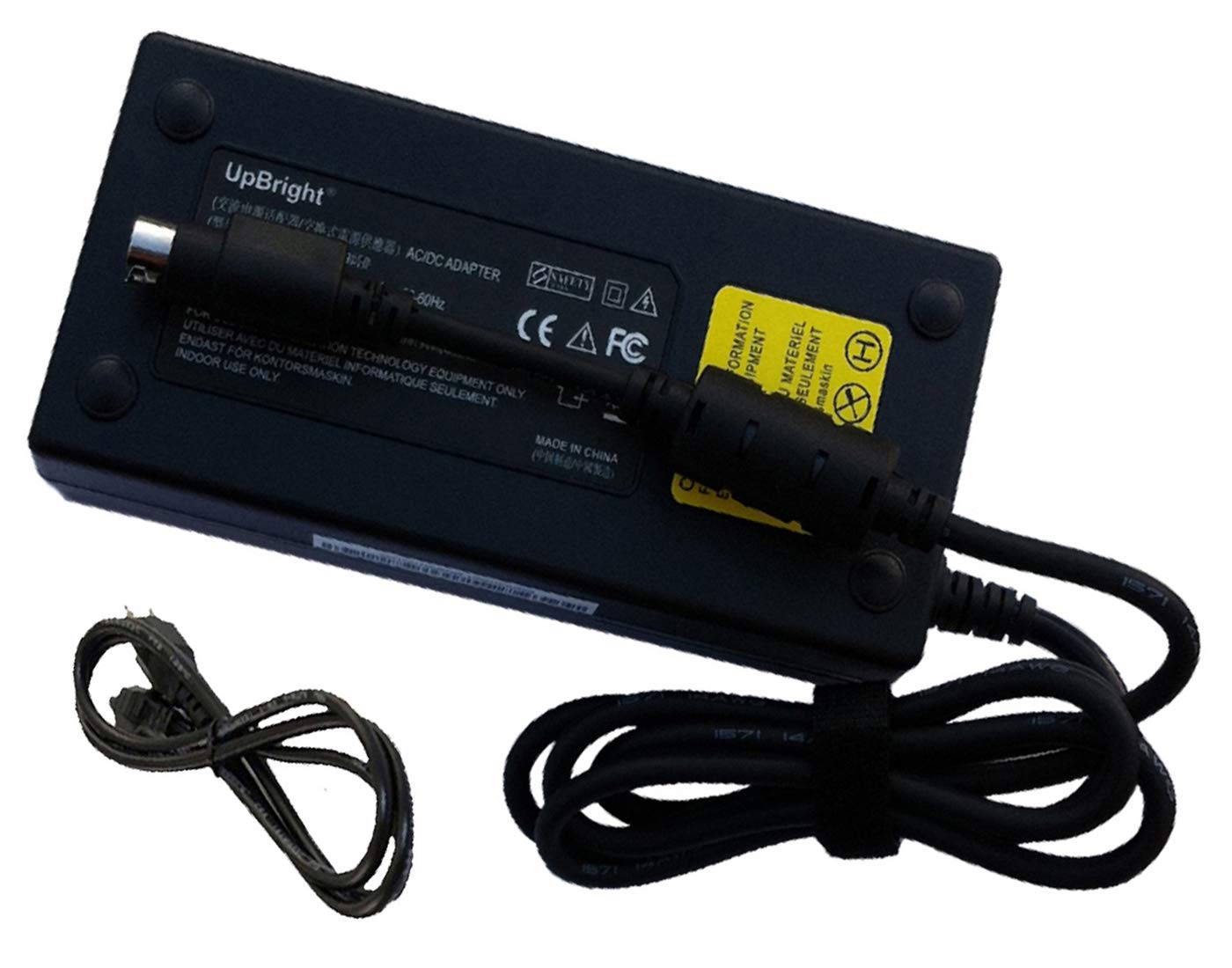 UpBright 12V AC/DC Power Adapter for Eyemax XVST-NMS-16 DVR & Magic Series (4-Pin) - Compatible with XVST-MAGIC-16m/16p/8p & HD-SDI Digital Video Recorders - Perfect for Home & Business Security Camera Systems