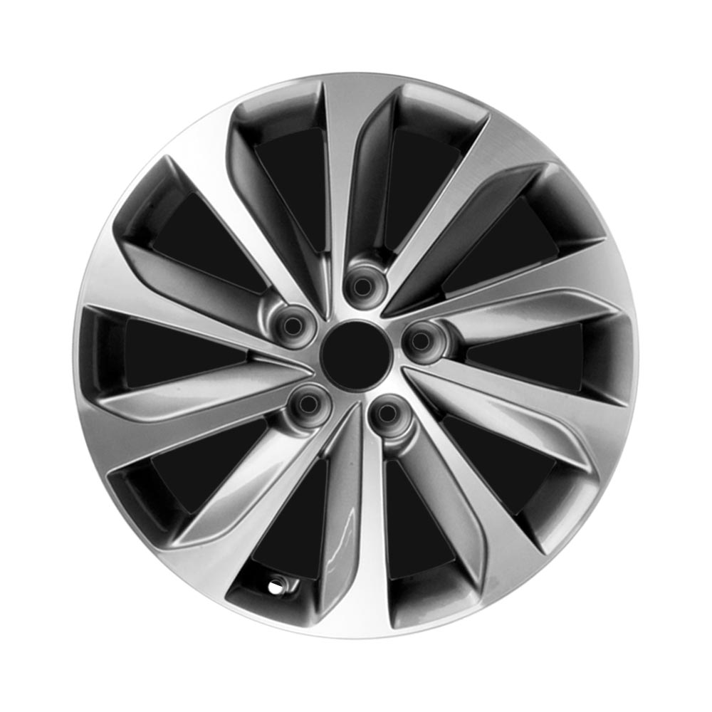 Original Hyundai Sonata OEM Wheel 17 Inch Alloy Rim 2015-2017 Model (Part# 70877) - Perfect Replacement for Stock Machined Wheels, Ideal for Upgrades & Repairs
