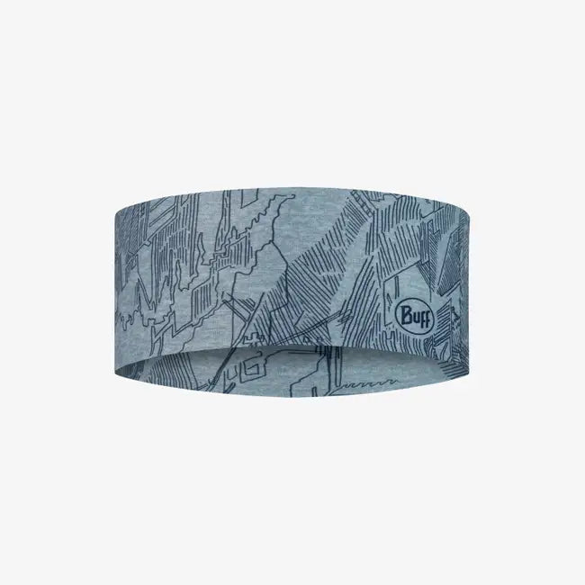 CoolNet UV® Wide Headband - Breathable & Moisture-Wicking Sports Headband for Women & Men - Laven Mist - Perfect for Running, Yoga, Tennis & Outdoor Activities