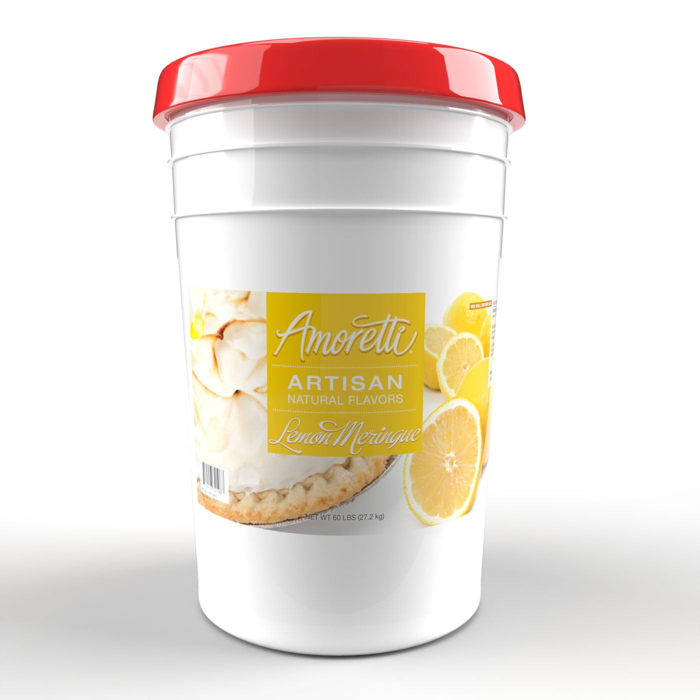 Amoretti Natural Lemon Meringue Artisan Flavor Paste - 10 lb Bulk for Baking, Cooking & Brewing | Gluten Free, Preservative Free, No Artificial Sweeteners | Perfect for Pastries, Ice Cream, Cocktails & Dessert Recipes