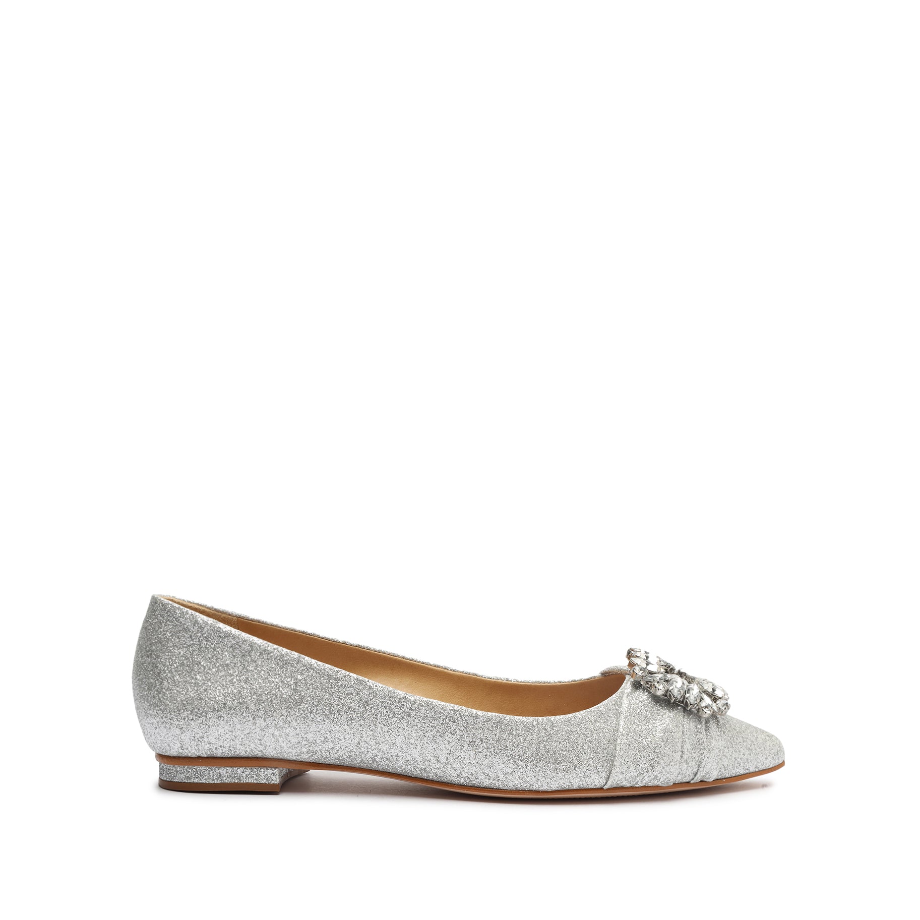 Meisho Women's Glittery Ballet Flats - Sparkly Comfortable Slip-On Shoes for Parties, Weddings & Casual Wear