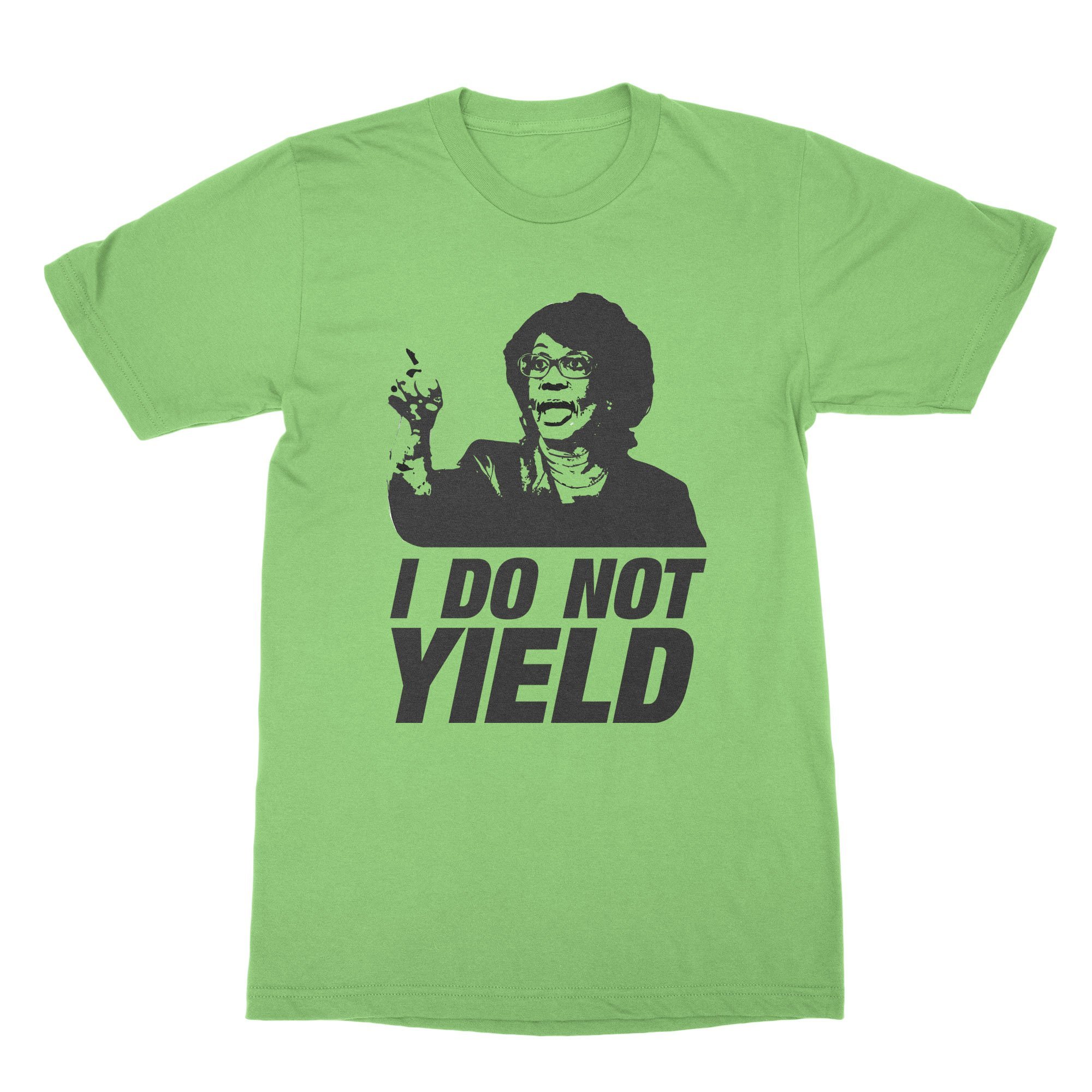 Unisex 'I Do Not Yield' & 'Reclaiming My Time' Motivational T-Shirts - Perfect for Protests, Women's Rights Events & Empowerment Gatherings