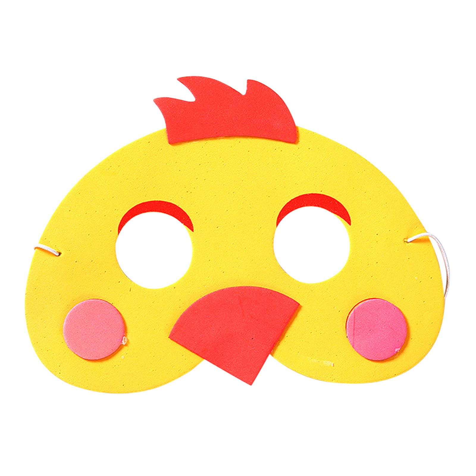 Sparkly Animal Masquerade Eye Masks for Kids - Elastic Rope Children's Masks for Birthday Parties, Forest Adventures & Dress-Up Play (One Size, Pack of C)