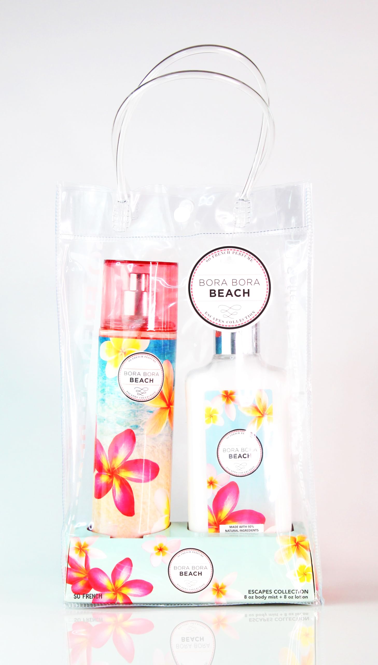 Bora Bora Beach Set - Tropical Scented Body Mist & Hydrating Body Lotion | Perfect for Vacation, Summer Days & Gift Giving