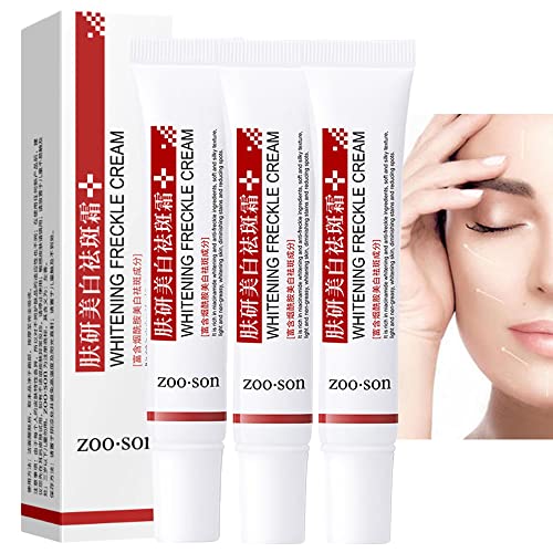 Spot-Off Freckle & Dark Spot Corrector Cream - Pigmentation Removal for Melasma & Freckles (3 Pack) | Brightening Treatment for Face & Body | Perfect for Daily Skincare & Evening Skin Tone