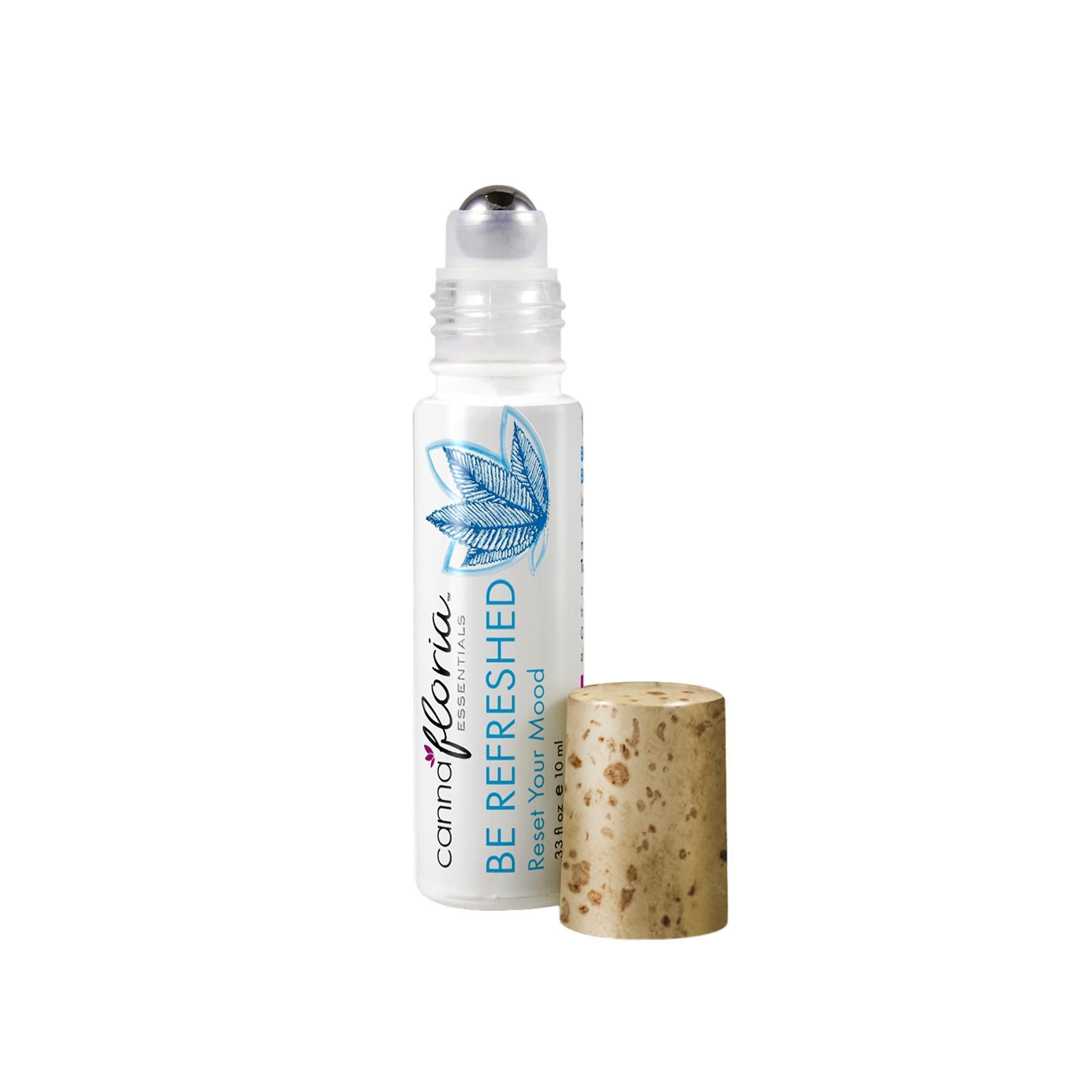 Cannafloria Essential Oil Roll On for Stress Relief & Relaxation - Portable Aromatherapy for Home, Office & Travel