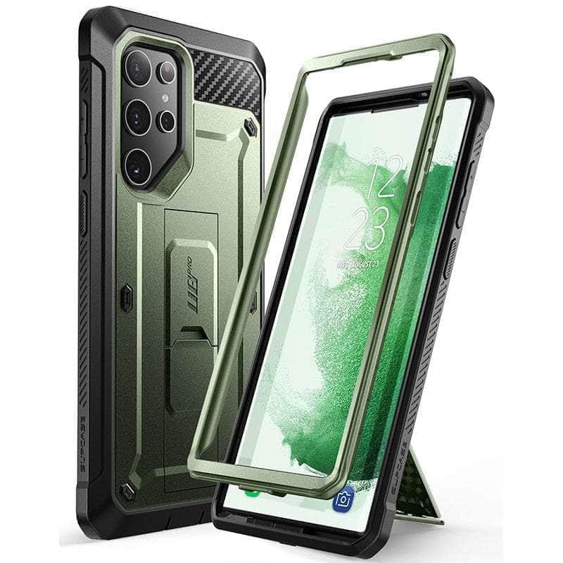 SUPCASE UB Pro Full Body Holster Case for Samsung Galaxy S22 Ultra - Rugged Protective Cover with Belt Clip for Outdoor & Work Use