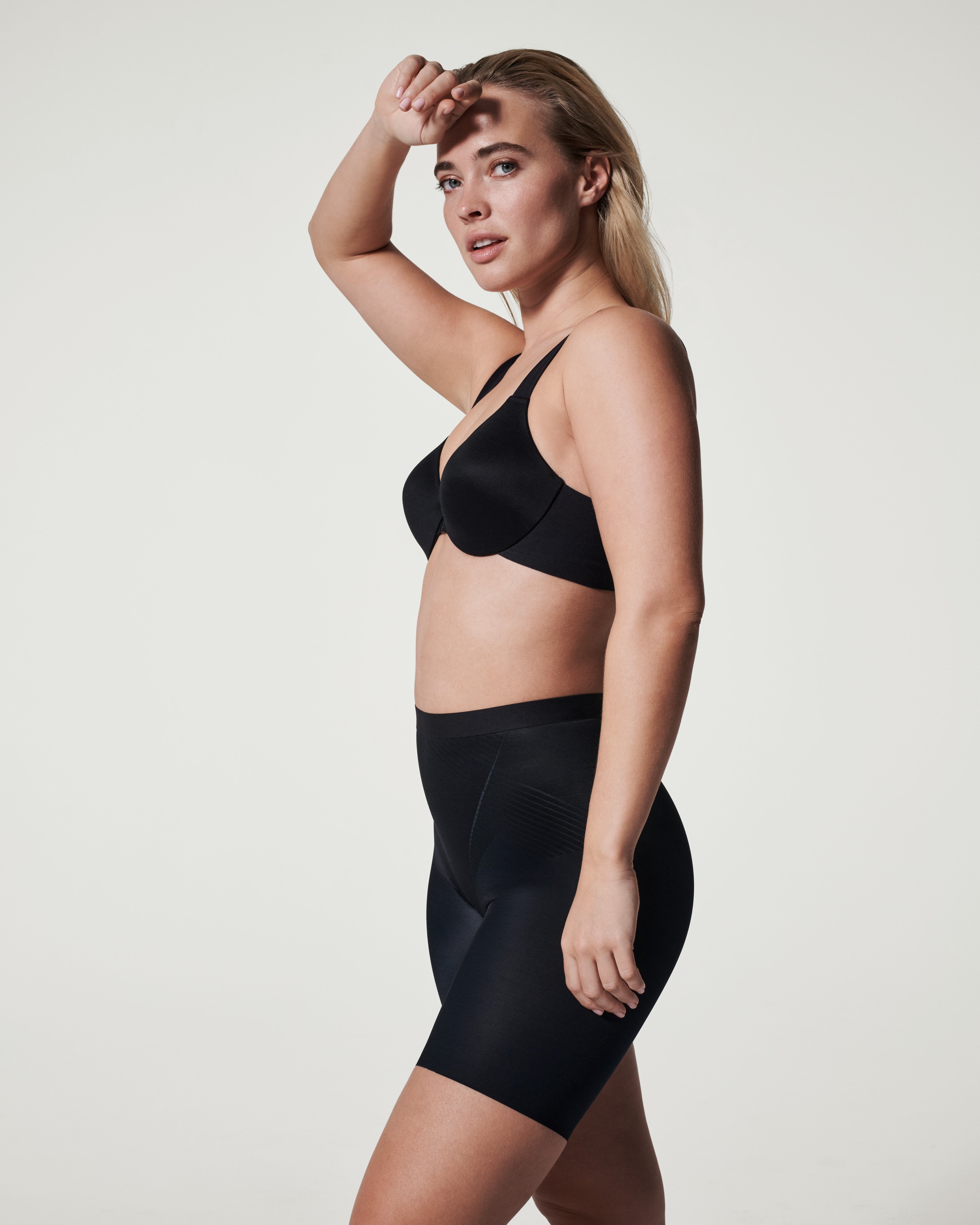 SPANX Shapewear Invisible Mid Thigh Shorts - Slimming Shapewear for Women | Perfect for Everyday Wear, Work & Special Occasions