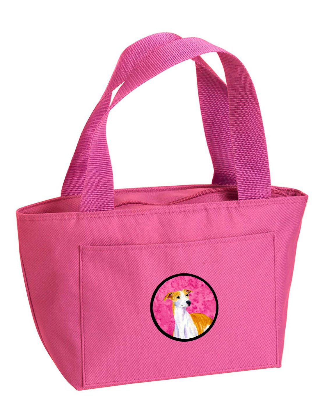 Insulated Lunch Box Tote Bag for Women & Men - Large Reusable Whippet Design Lunch Bag by Caroline's Treasures | Perfect for Work, School & Picnics