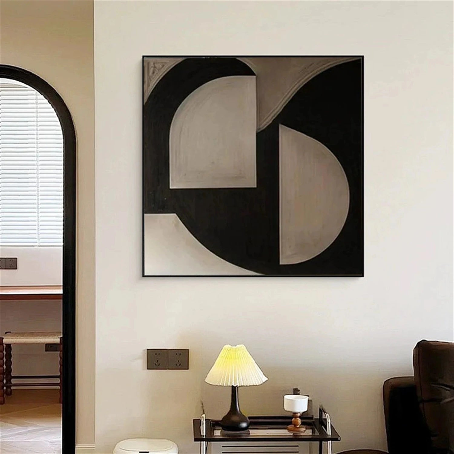 Abstract Painting #AB 280 - Modern Wall Art for Living Room, Bedroom & Office Decor | Large Canvas Artwork for Home & Office