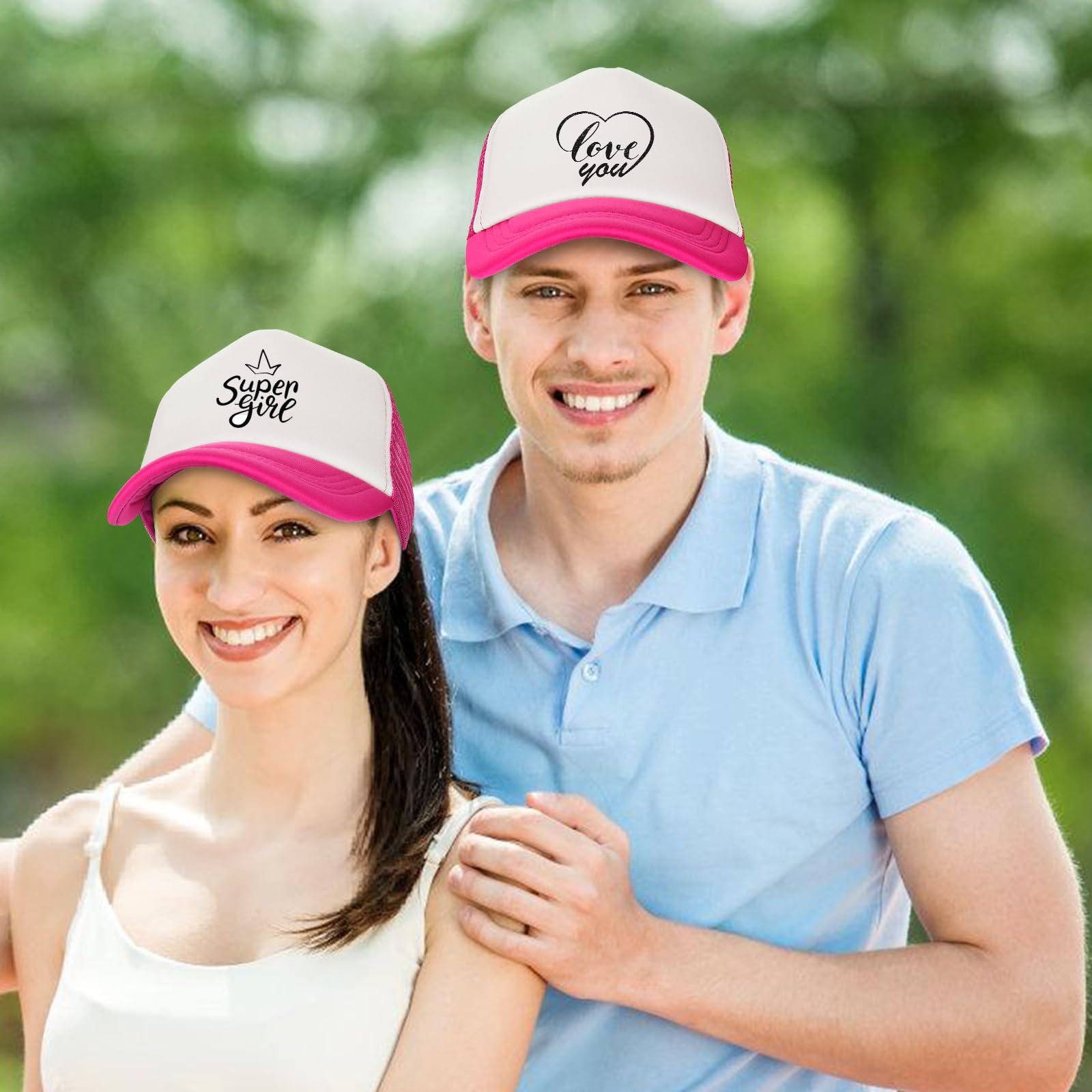 10 Pack Blank Trucker Hats for Sublimation - Adjustable Mesh Baseball Caps for Men & Women - Bulk Customizable Hats for Sports, Outdoor Activities & Promotional Events