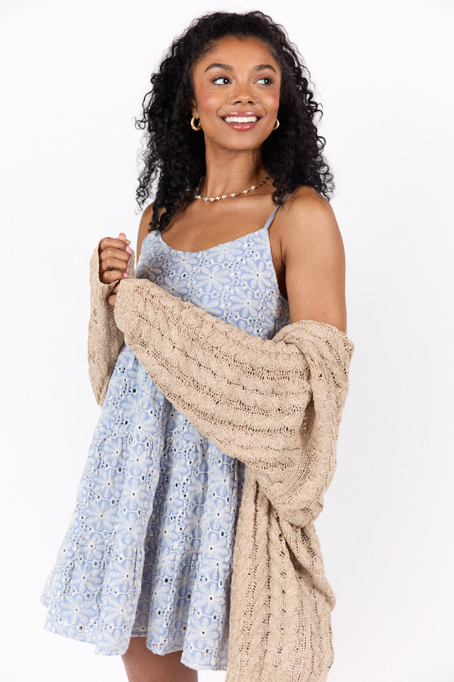 Soft & Cozy Taupe Knit Cardigan for Women - Perfect for Fall & Winter Layering | Mellow Moments FINAL SALE