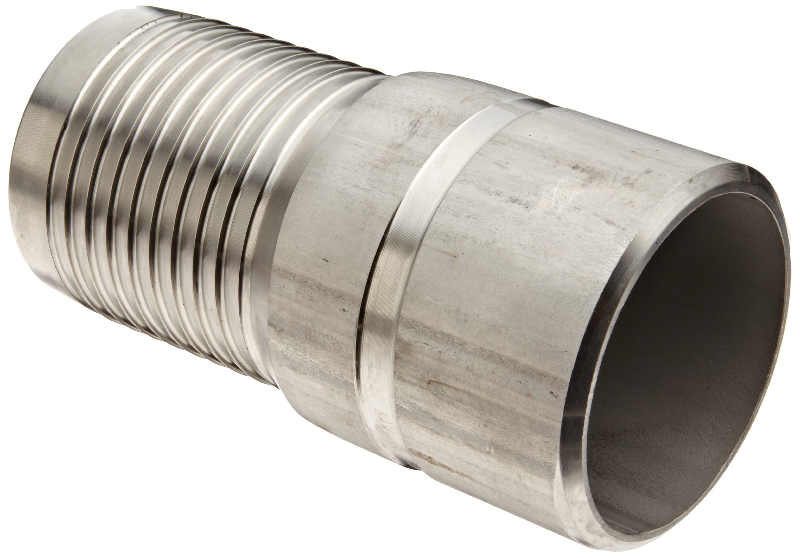 Dixon RSTB60 316 Stainless Steel Hose Fitting - King Combination Nipple with Beveled End for 6