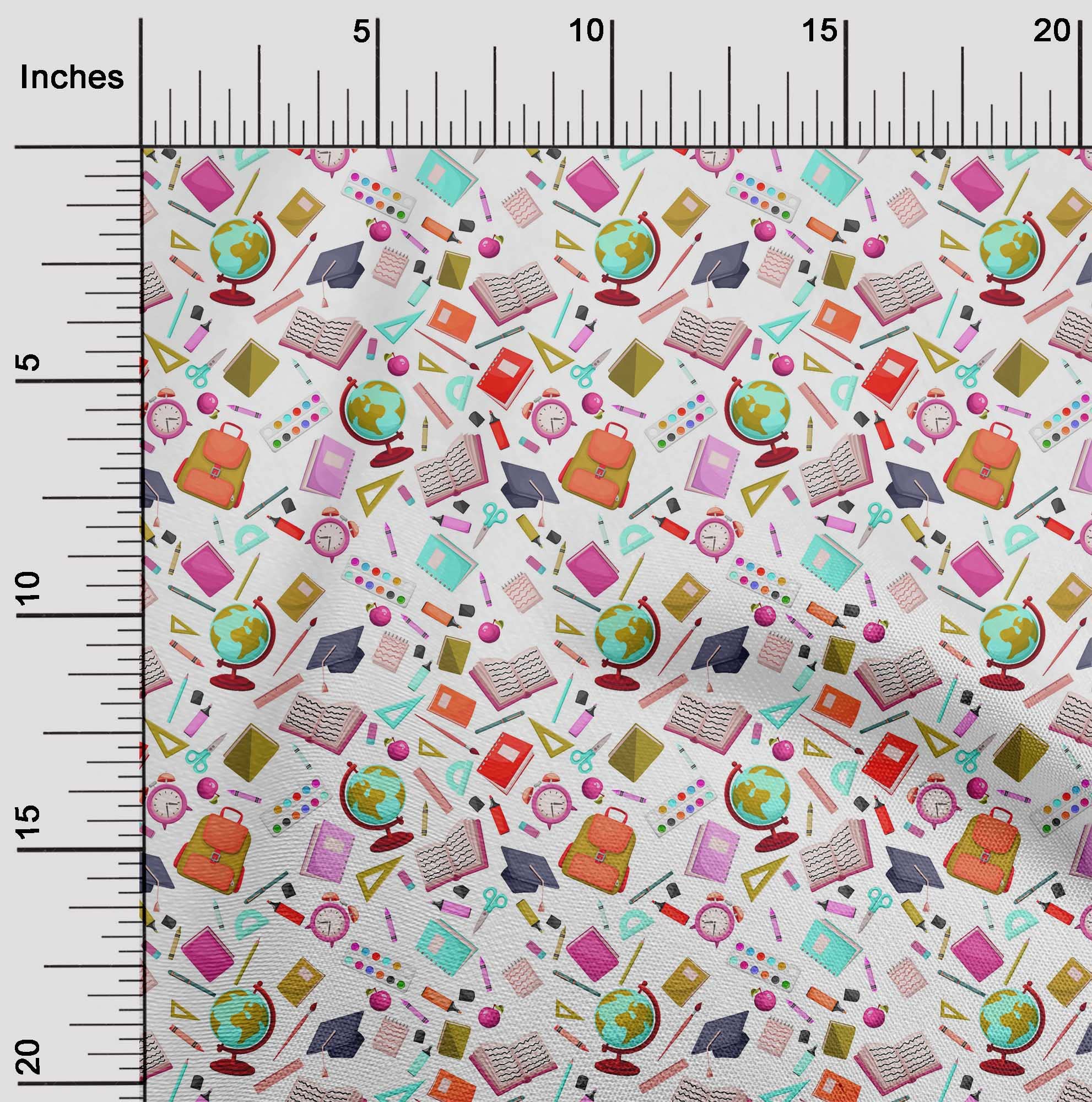 oneOone Silk Tabby Turquoise Green Fabric - 42 Inch Wide Printed Cotton for Kids DIY Clothing & Sewing Supplies by The Yard | Perfect for Dresses, Quilting, and Craft Projects