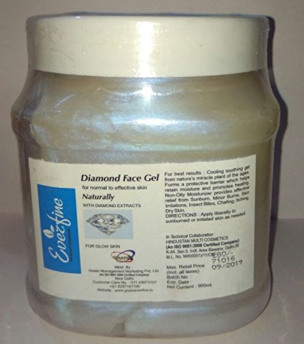 Diamond Face Massage Gel - Hydrating & Anti-Aging Facial Treatment for Glowing Skin | Perfect for Daily Skincare Routine & Spa Relaxation
