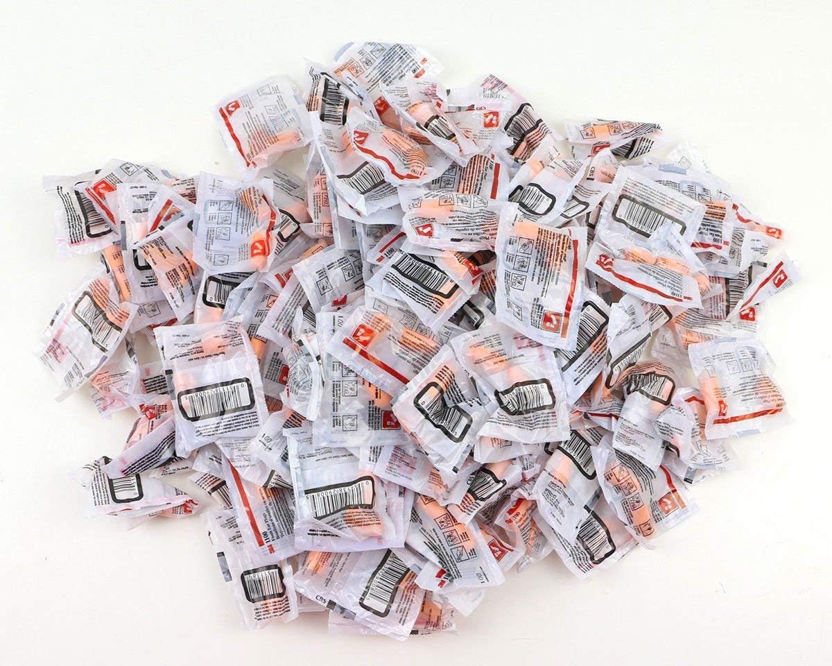 25 Pairs of Soft Foam Ear Plugs for Sleeping, Noise Cancelling & Travel - Individually Packed (25 Single Bags) | Perfect for Work, Study, Concerts & Loud Environments