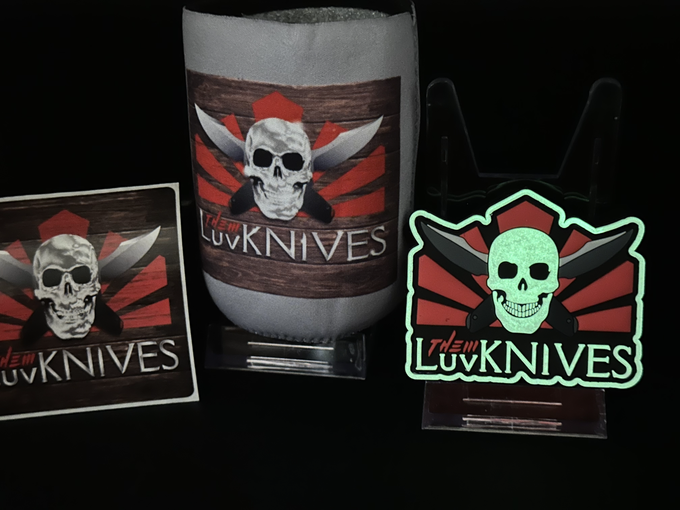 Eutektik EFD Purple Stonewashed Pocket Knife with LTK Koozie, Patch & Sticker Set - Perfect for Camping, Hiking and Outdoor Adventures